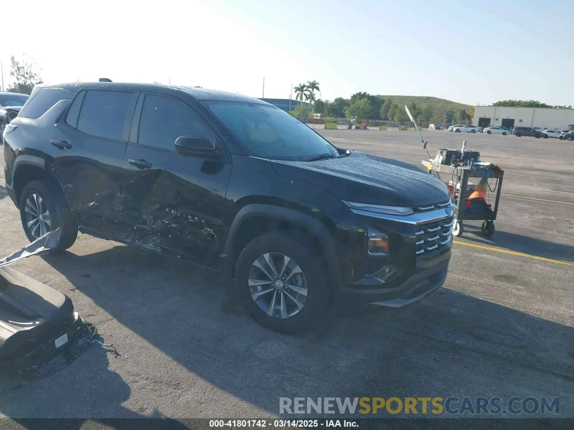 1 Photograph of a damaged car 3GNAXHEG1SL140298 CHEVROLET EQUINOX 2025
