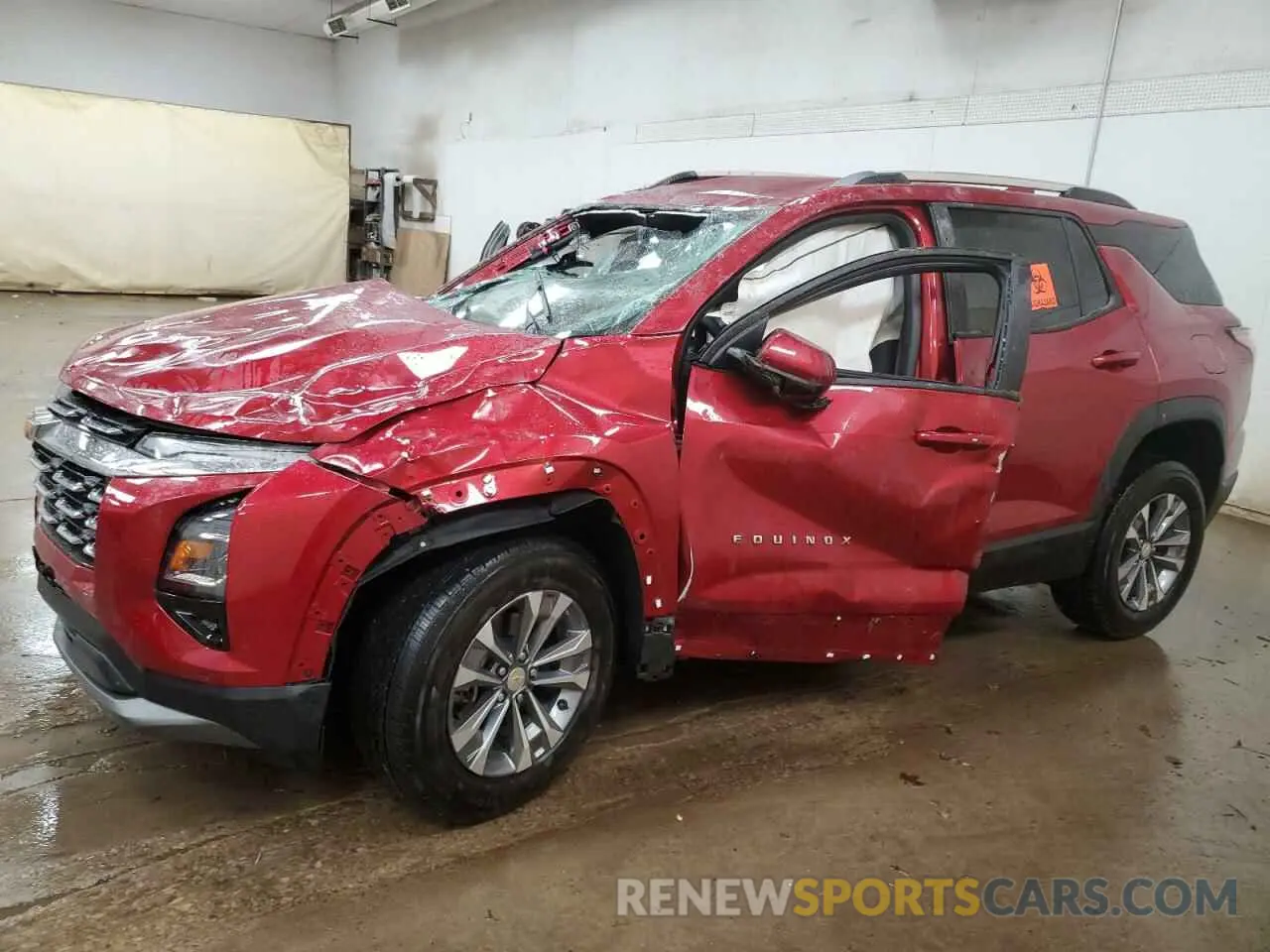 1 Photograph of a damaged car 3GNAXHEG1SL168036 CHEVROLET EQUINOX 2025
