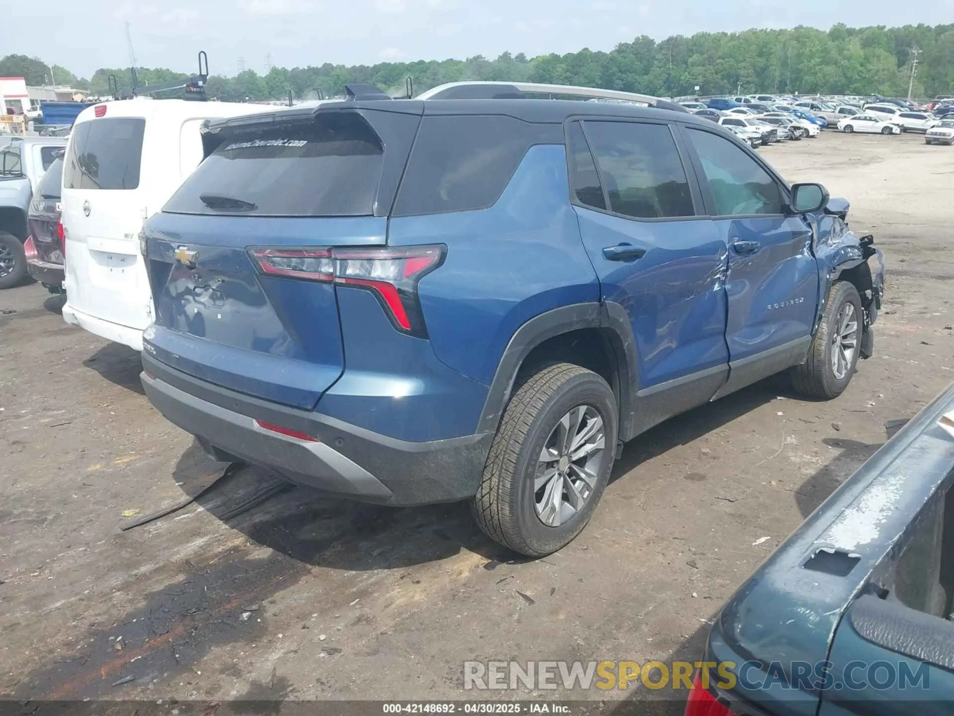 4 Photograph of a damaged car 3GNAXHEG1SL178520 CHEVROLET EQUINOX 2025