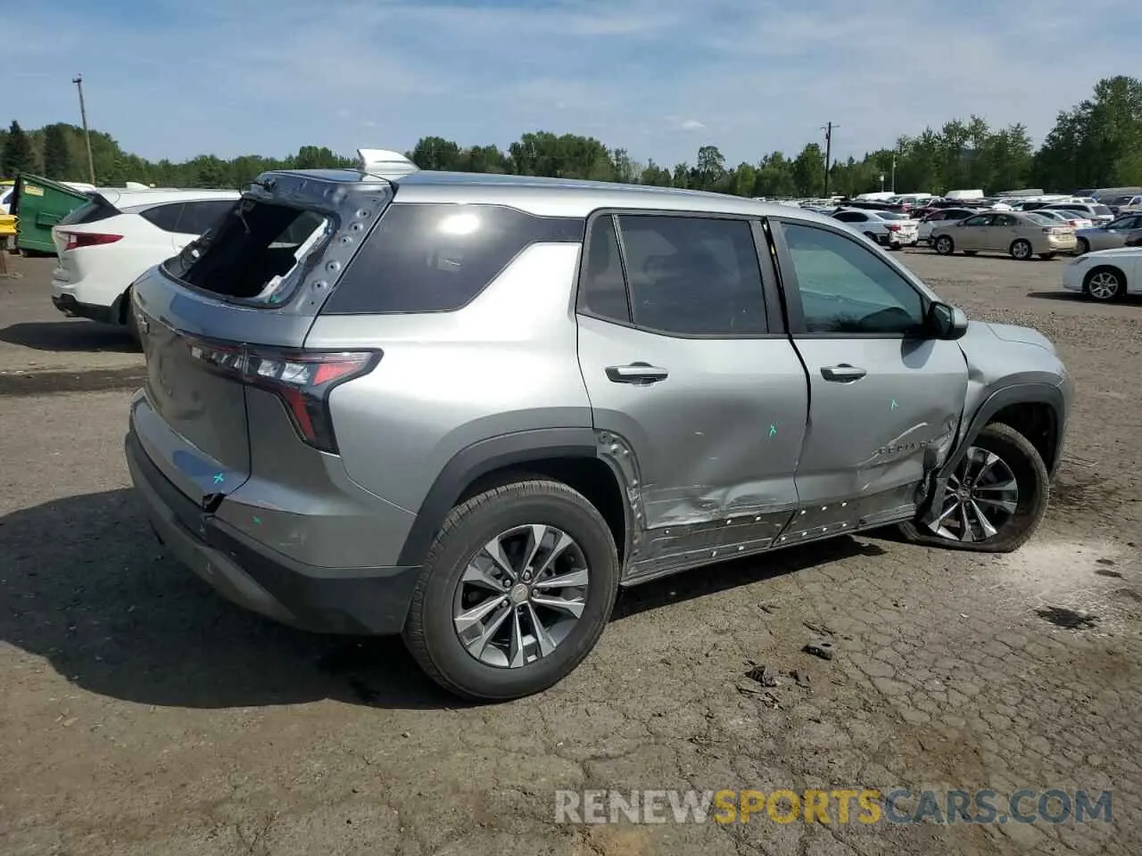 3 Photograph of a damaged car 3GNAXHEG1SL205294 CHEVROLET EQUINOX 2025