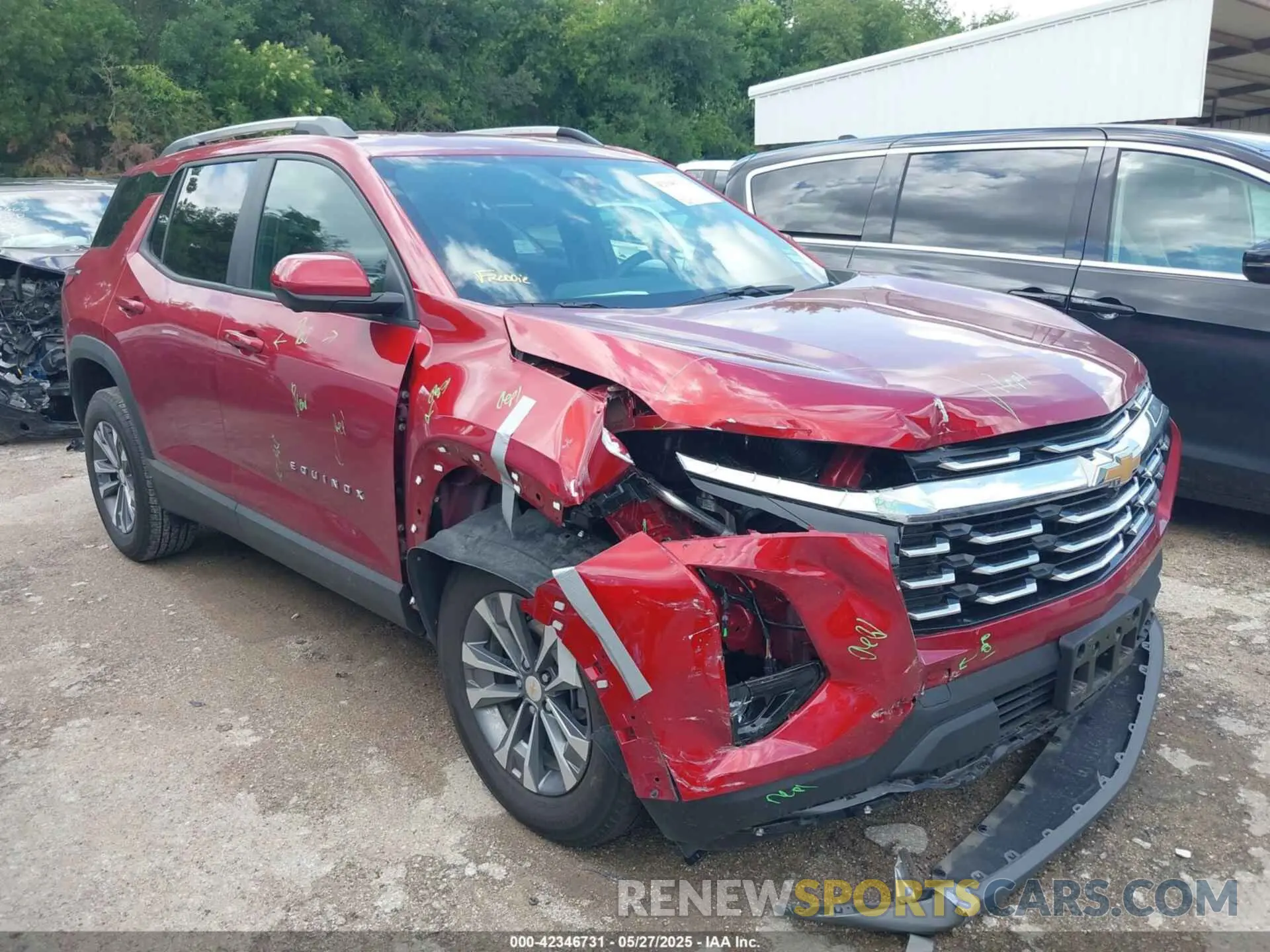 1 Photograph of a damaged car 3GNAXHEG1SL222502 CHEVROLET EQUINOX 2025