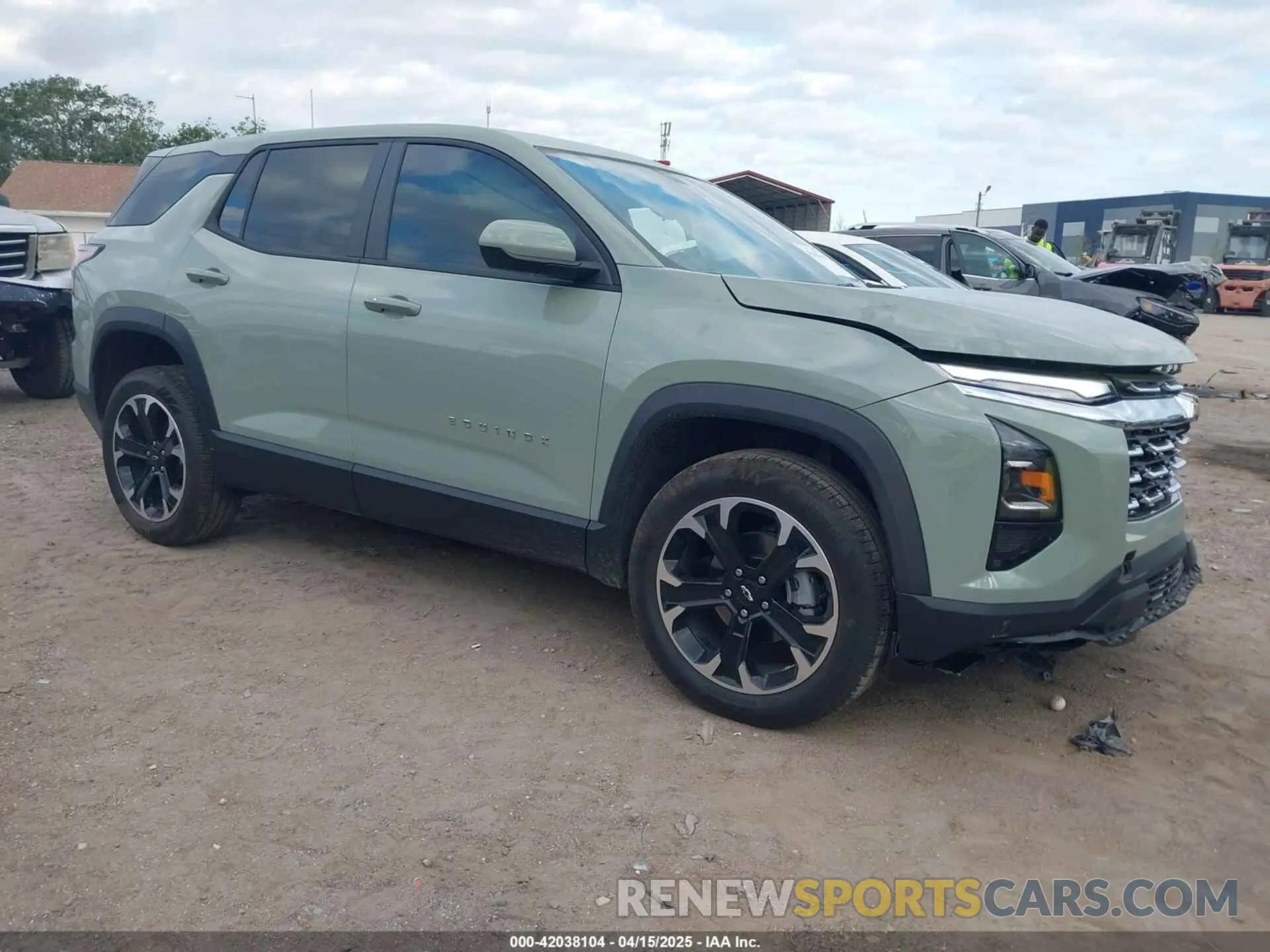 1 Photograph of a damaged car 3GNAXHEG1SL228378 CHEVROLET EQUINOX 2025