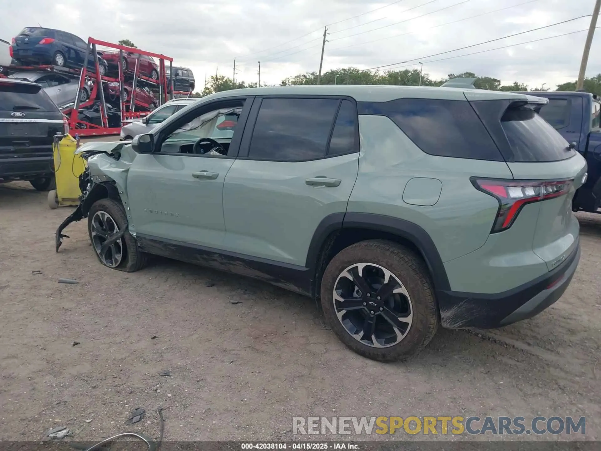 3 Photograph of a damaged car 3GNAXHEG1SL228378 CHEVROLET EQUINOX 2025