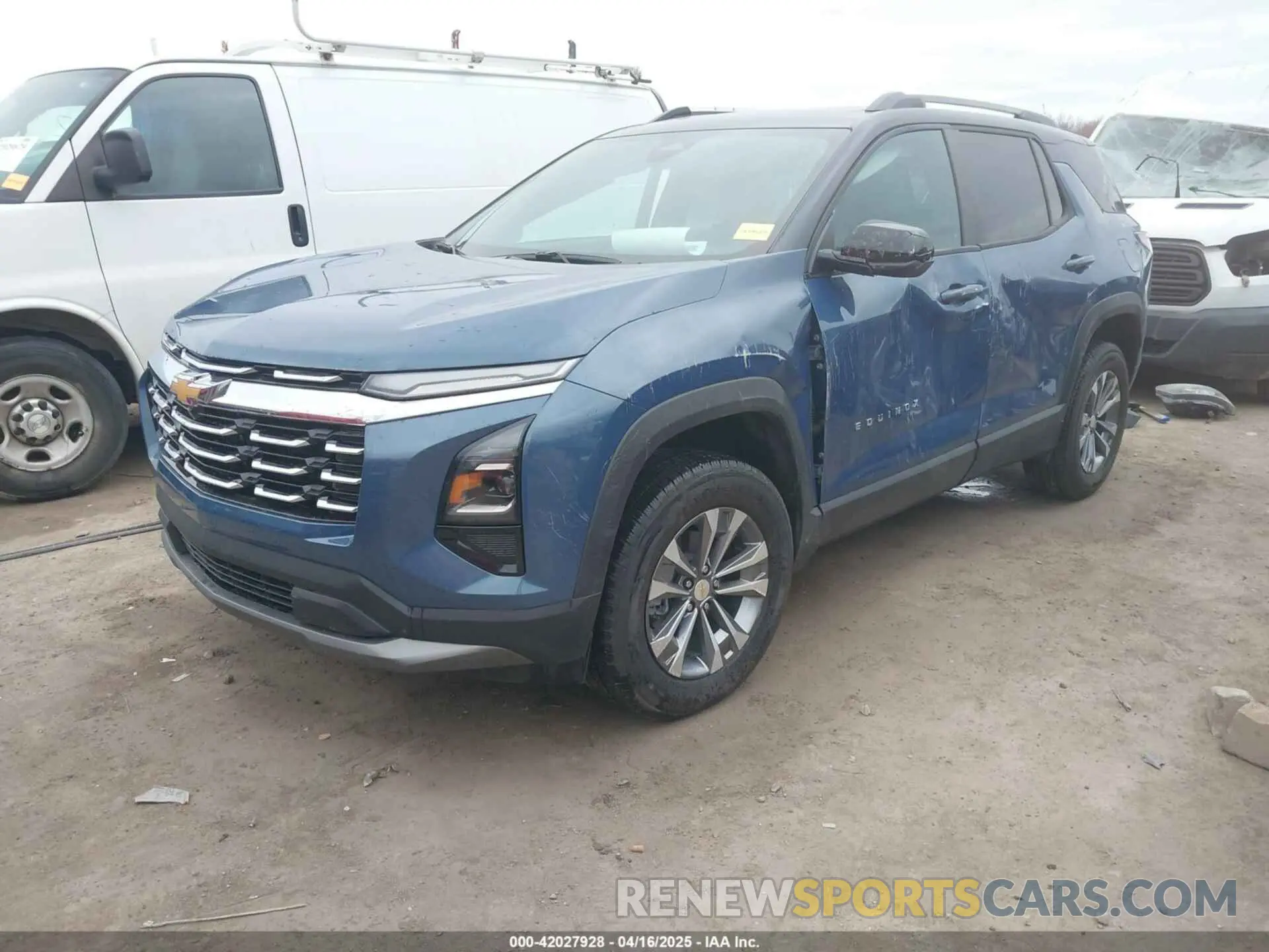 2 Photograph of a damaged car 3GNAXHEG1SL260859 CHEVROLET EQUINOX 2025
