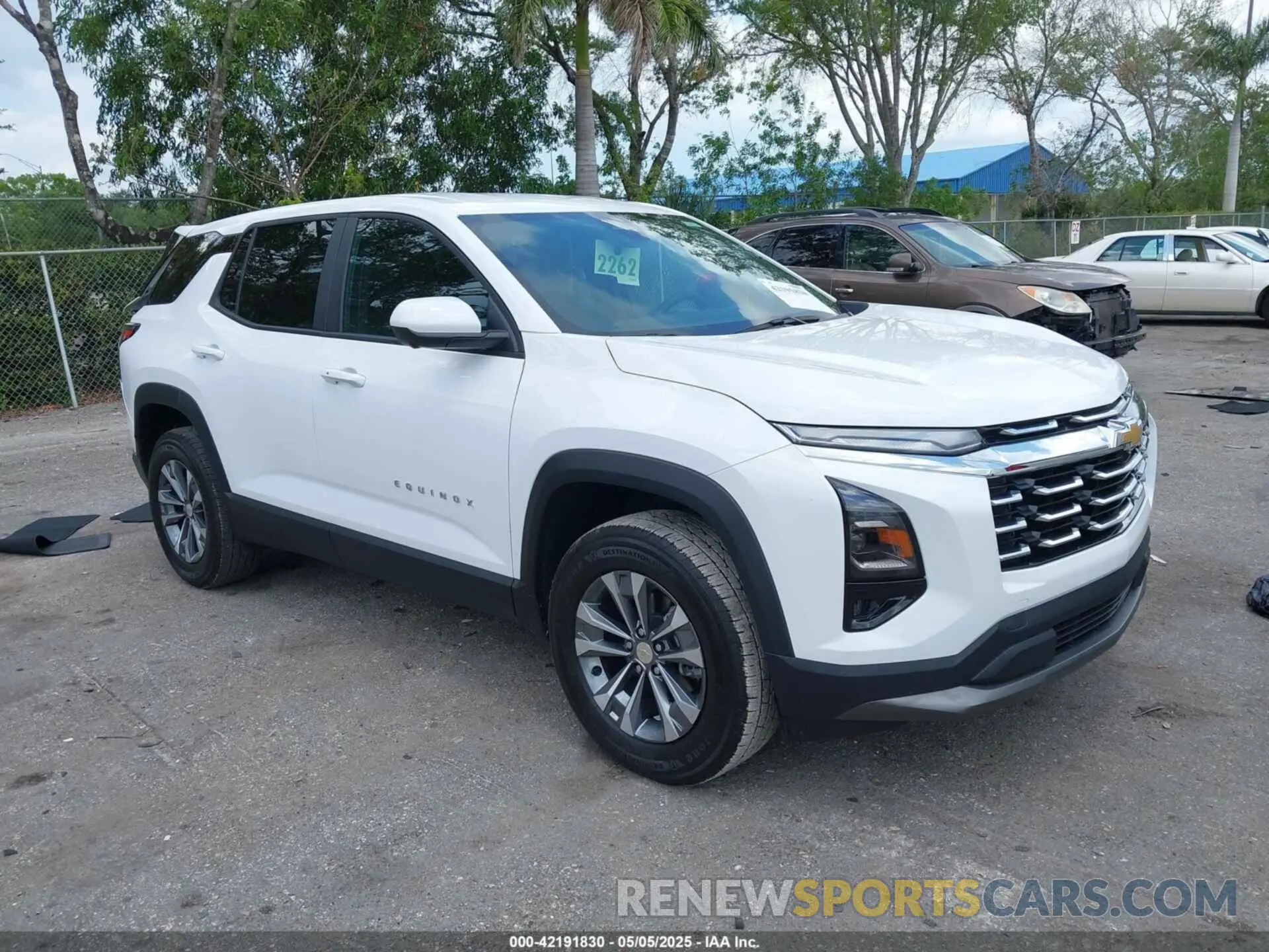 1 Photograph of a damaged car 3GNAXHEG2SL115457 CHEVROLET EQUINOX 2025