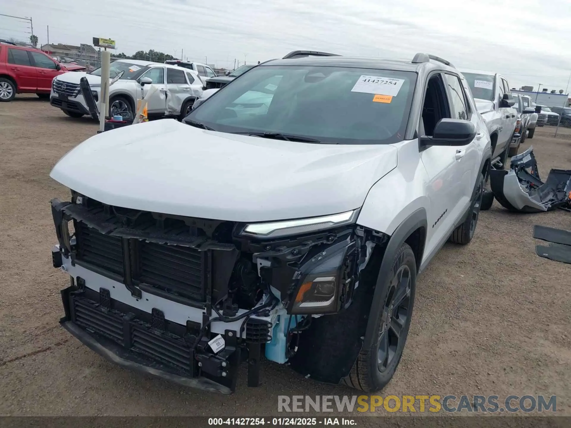 2 Photograph of a damaged car 3GNAXHEG2SL185489 CHEVROLET EQUINOX 2025