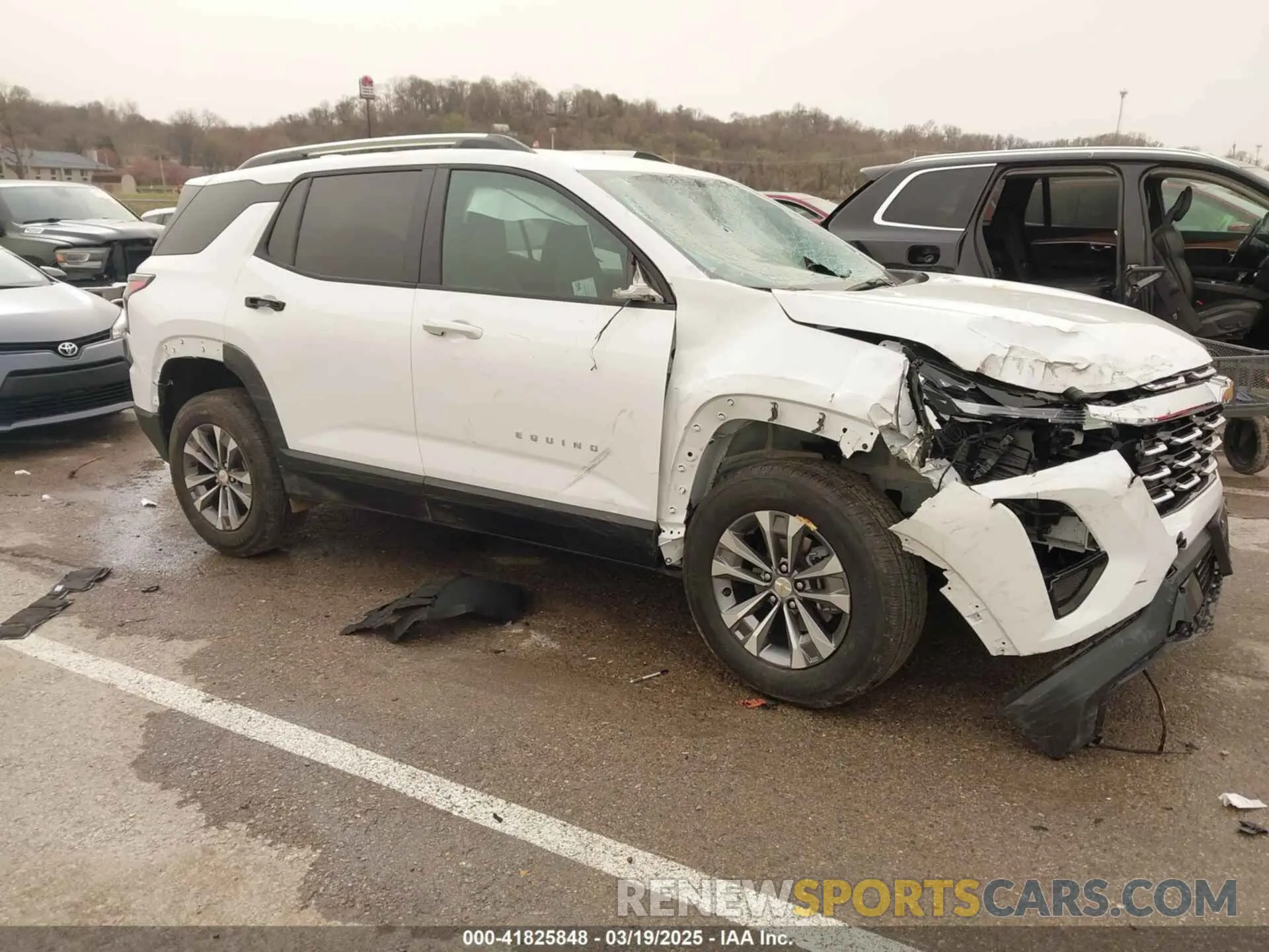 1 Photograph of a damaged car 3GNAXHEG2SL197920 CHEVROLET EQUINOX 2025