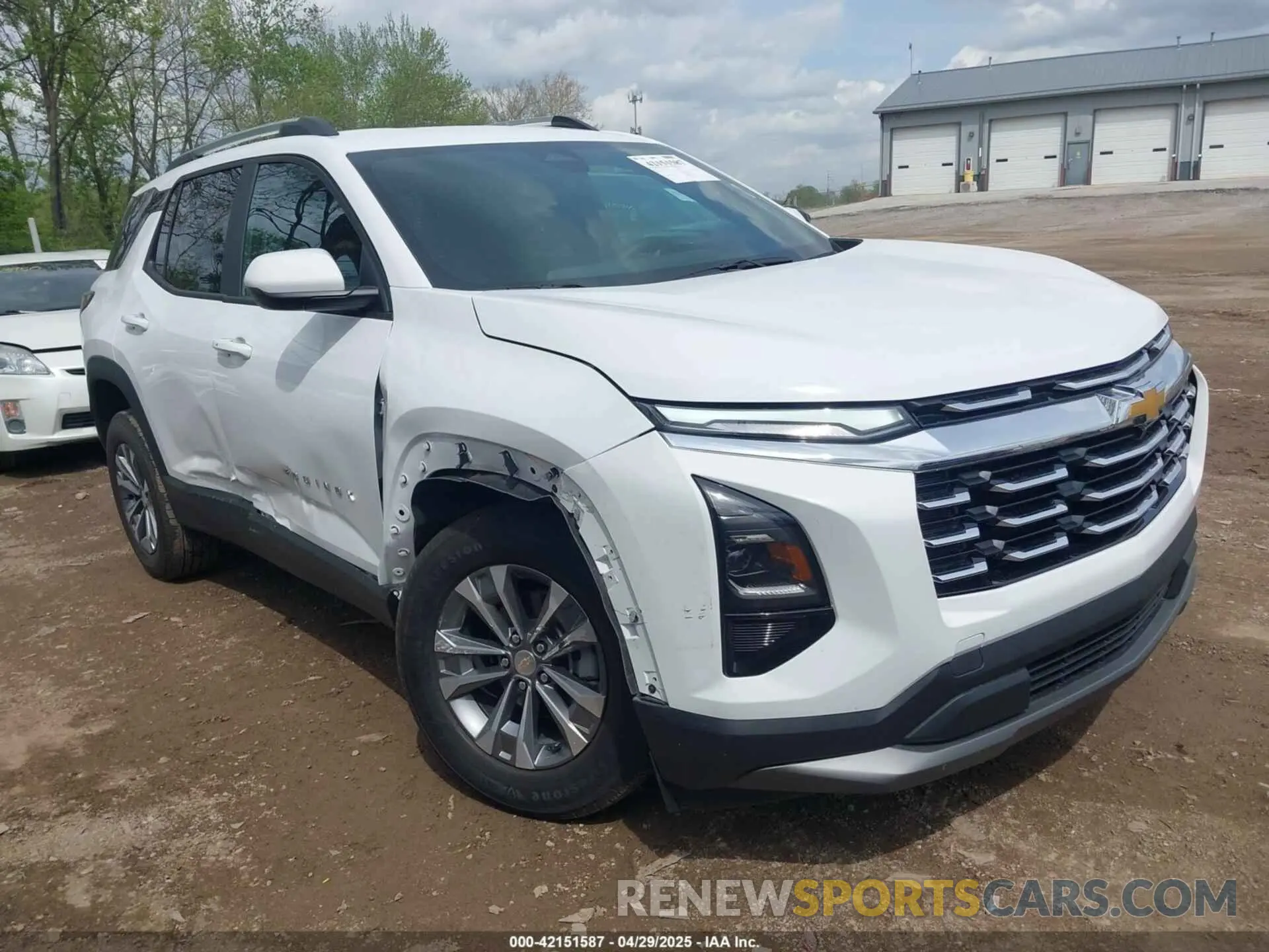 1 Photograph of a damaged car 3GNAXHEG2SL287911 CHEVROLET EQUINOX 2025
