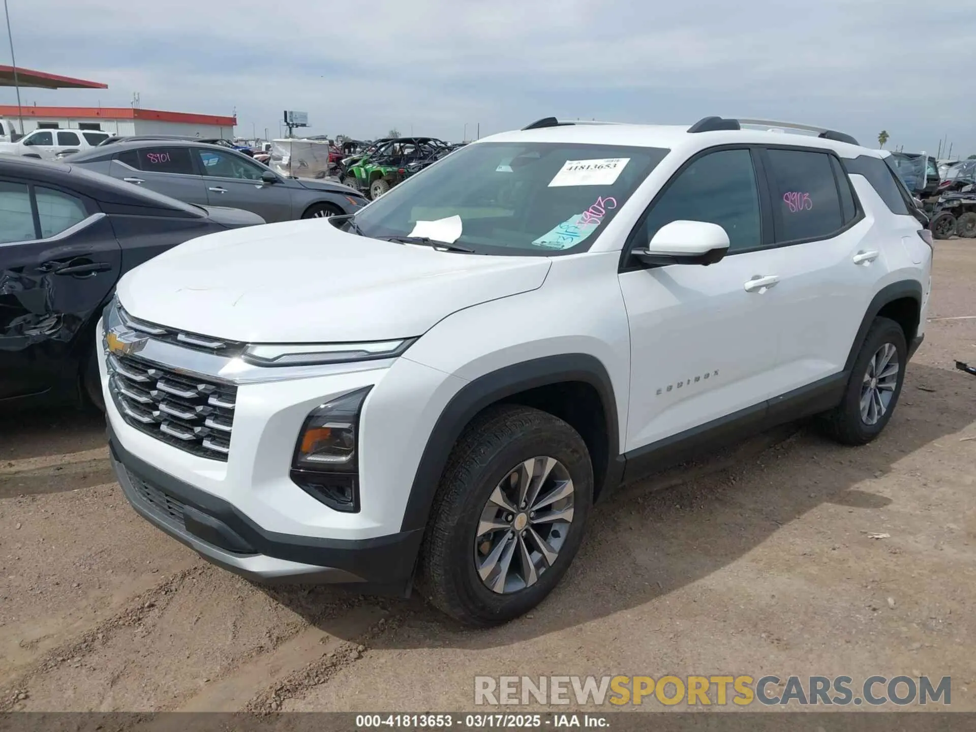 2 Photograph of a damaged car 3GNAXHEG3SL164652 CHEVROLET EQUINOX 2025
