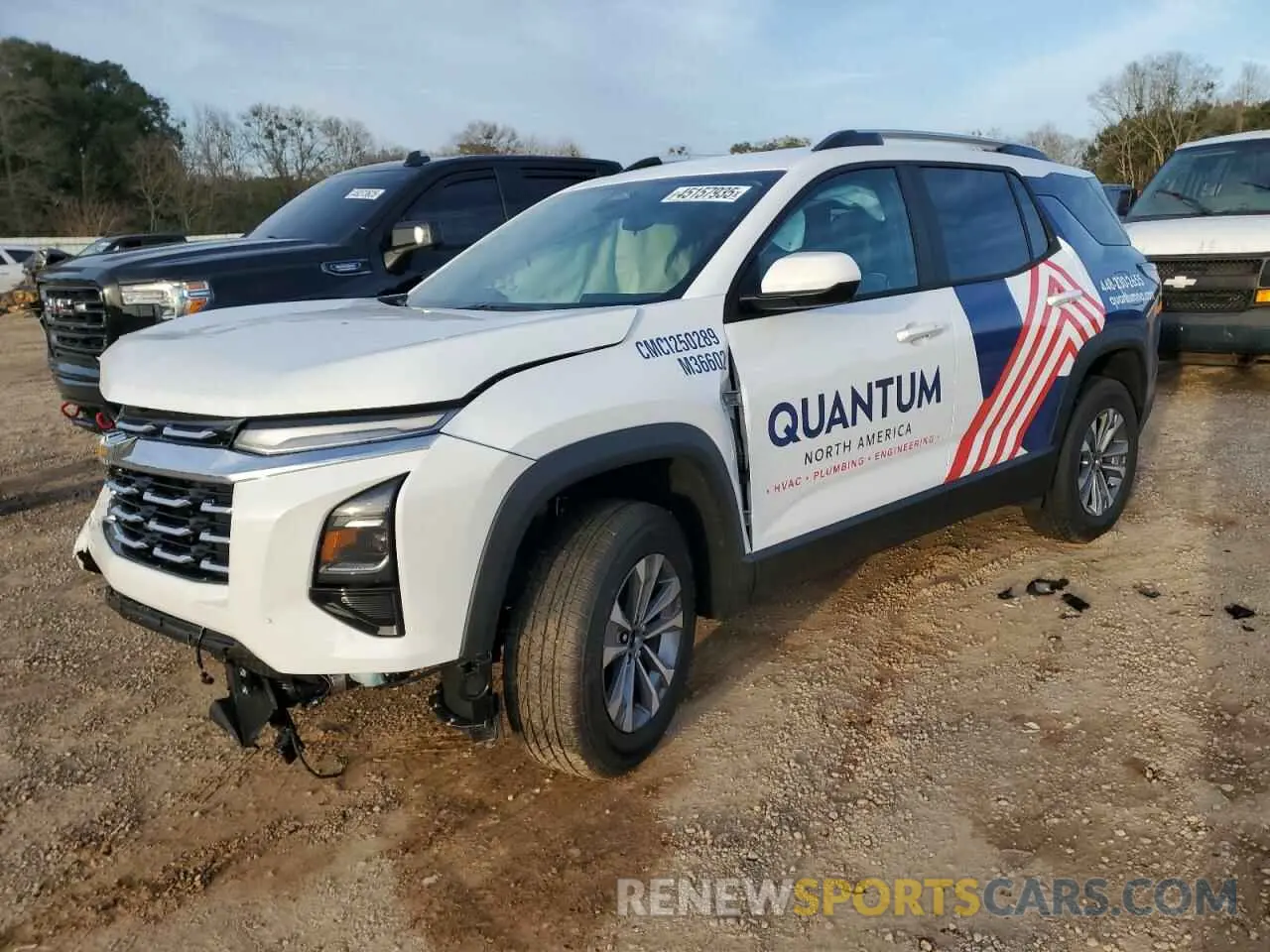 1 Photograph of a damaged car 3GNAXHEG3SL256912 CHEVROLET EQUINOX 2025