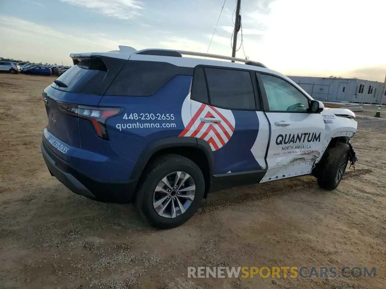 3 Photograph of a damaged car 3GNAXHEG3SL256912 CHEVROLET EQUINOX 2025