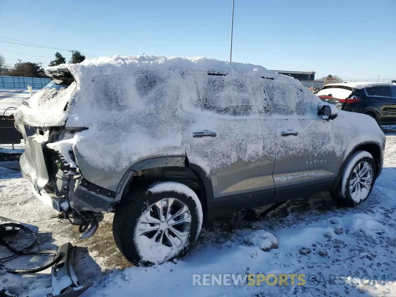3 Photograph of a damaged car 3GNAXHEG4SL103195 CHEVROLET EQUINOX 2025