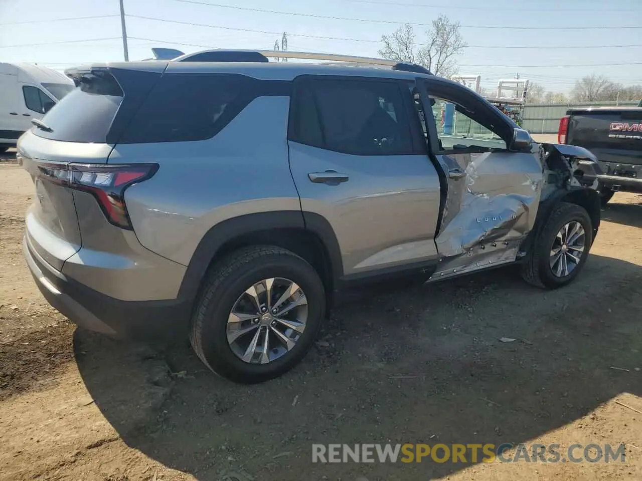 3 Photograph of a damaged car 3GNAXHEG4SL132521 CHEVROLET EQUINOX 2025