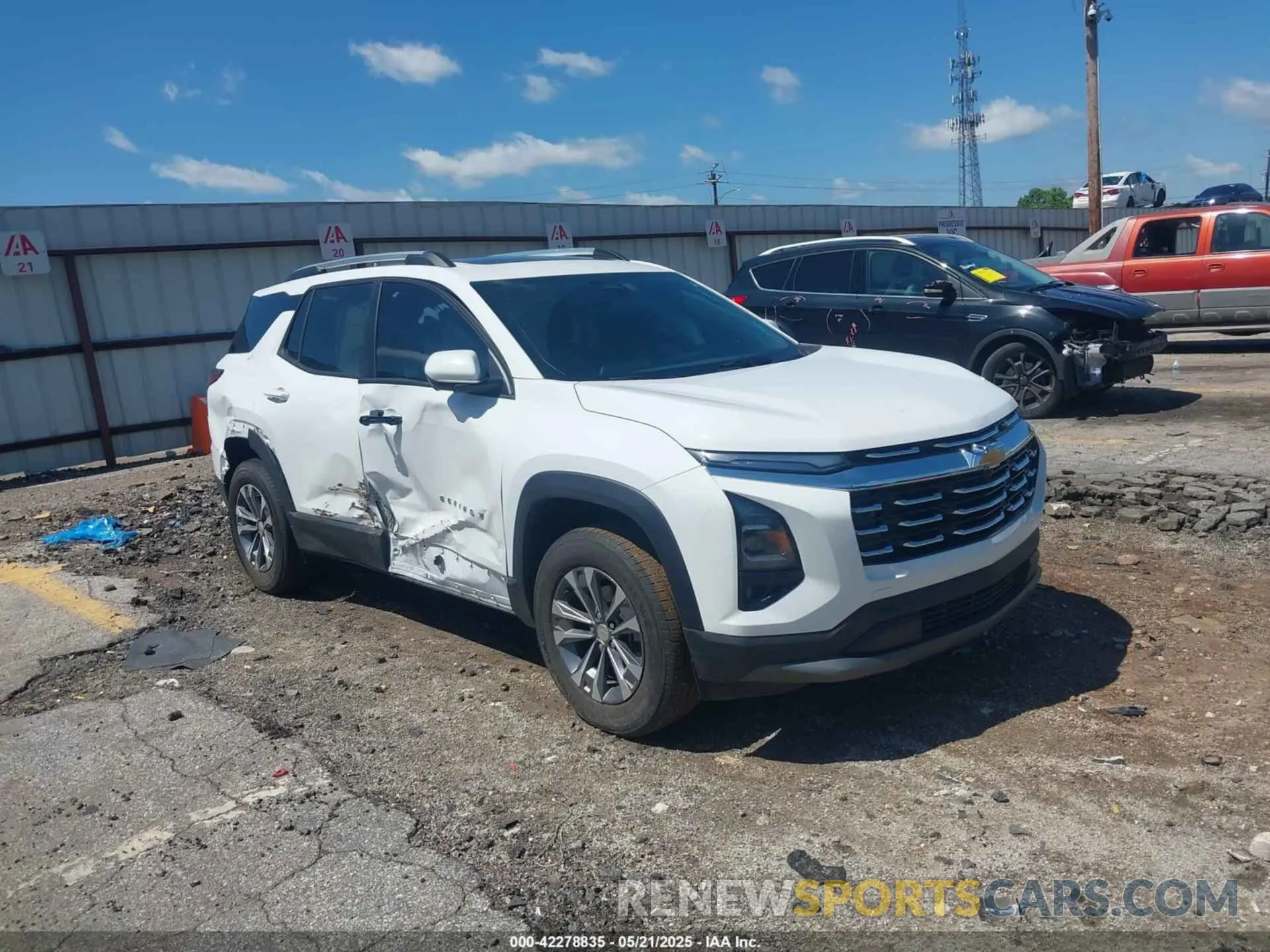 1 Photograph of a damaged car 3GNAXHEG7SL102901 CHEVROLET EQUINOX 2025