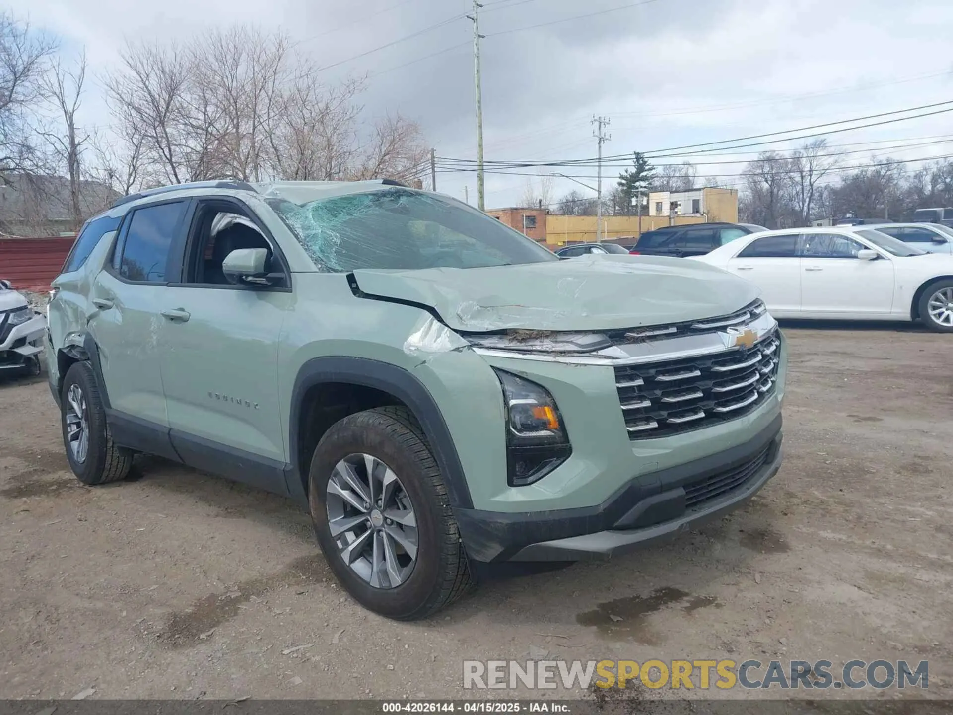 1 Photograph of a damaged car 3GNAXHEG7SL114014 CHEVROLET EQUINOX 2025
