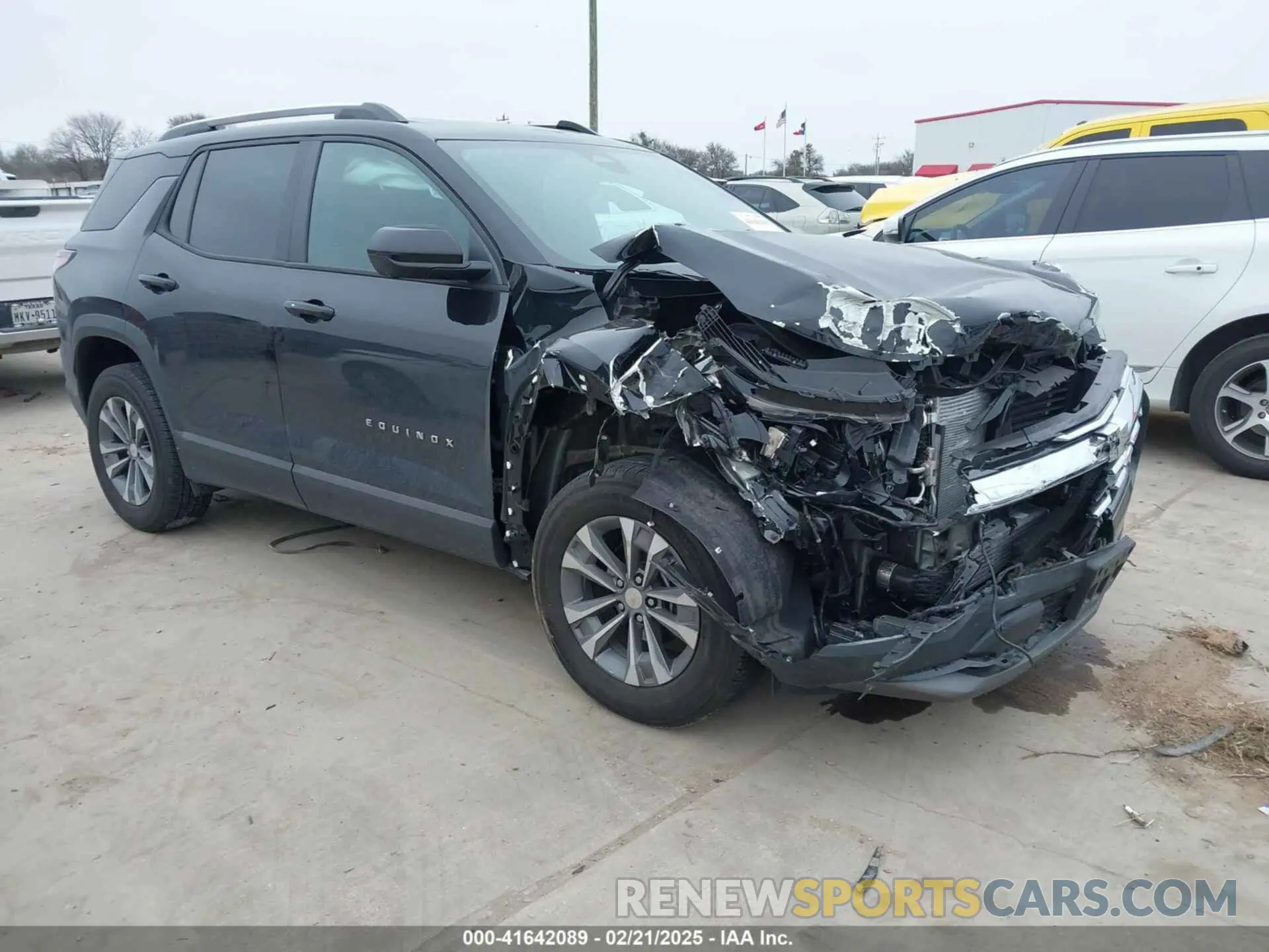 1 Photograph of a damaged car 3GNAXHEG7SL123425 CHEVROLET EQUINOX 2025