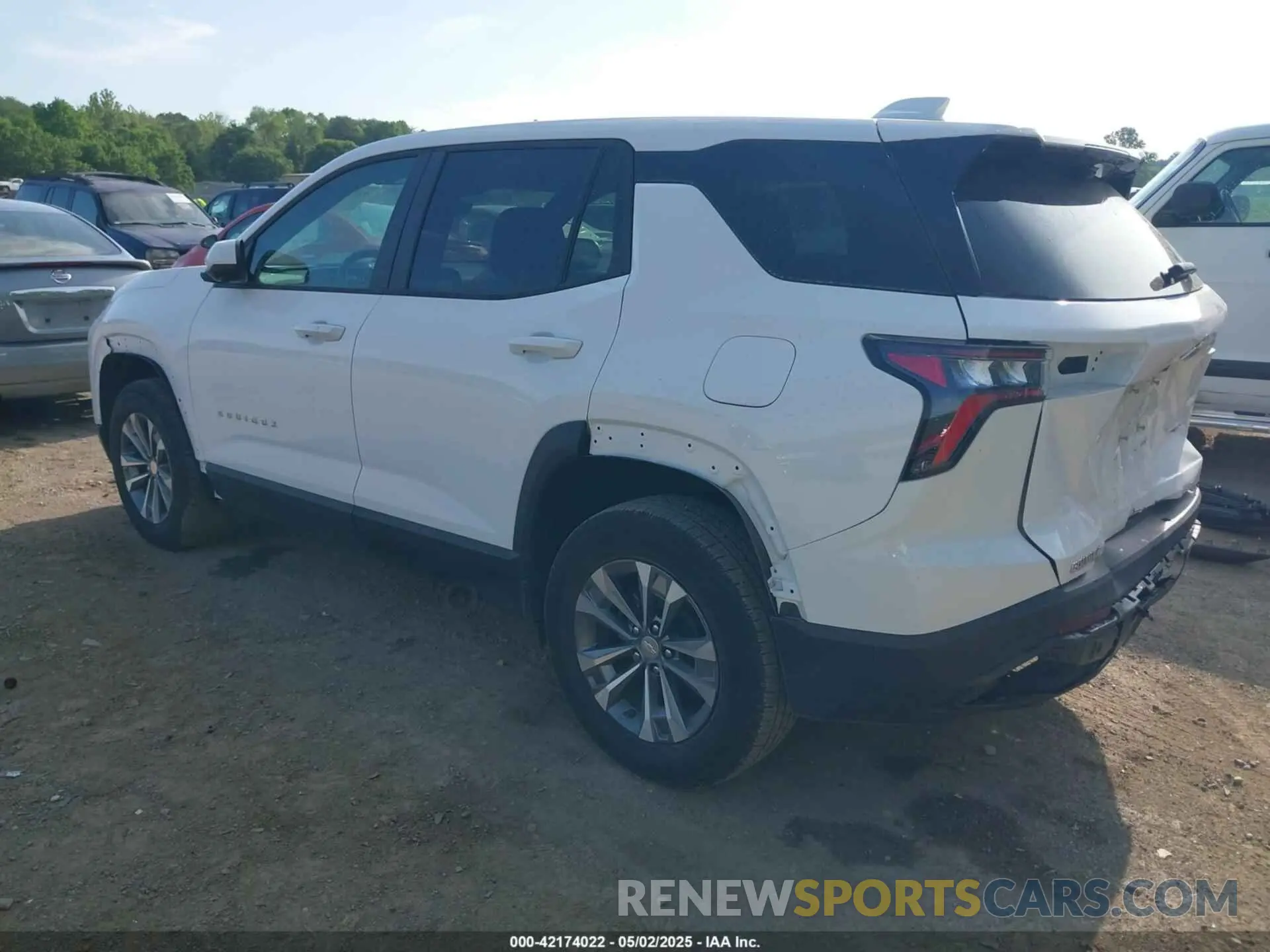 3 Photograph of a damaged car 3GNAXHEG7SL138247 CHEVROLET EQUINOX 2025