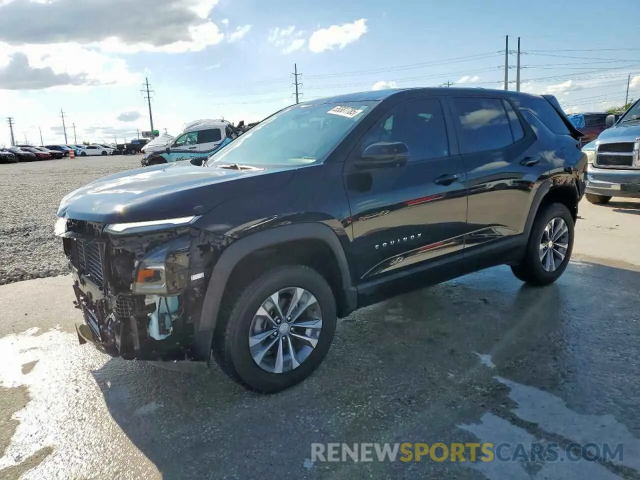 1 Photograph of a damaged car 3GNAXHEG7SL139477 CHEVROLET EQUINOX 2025
