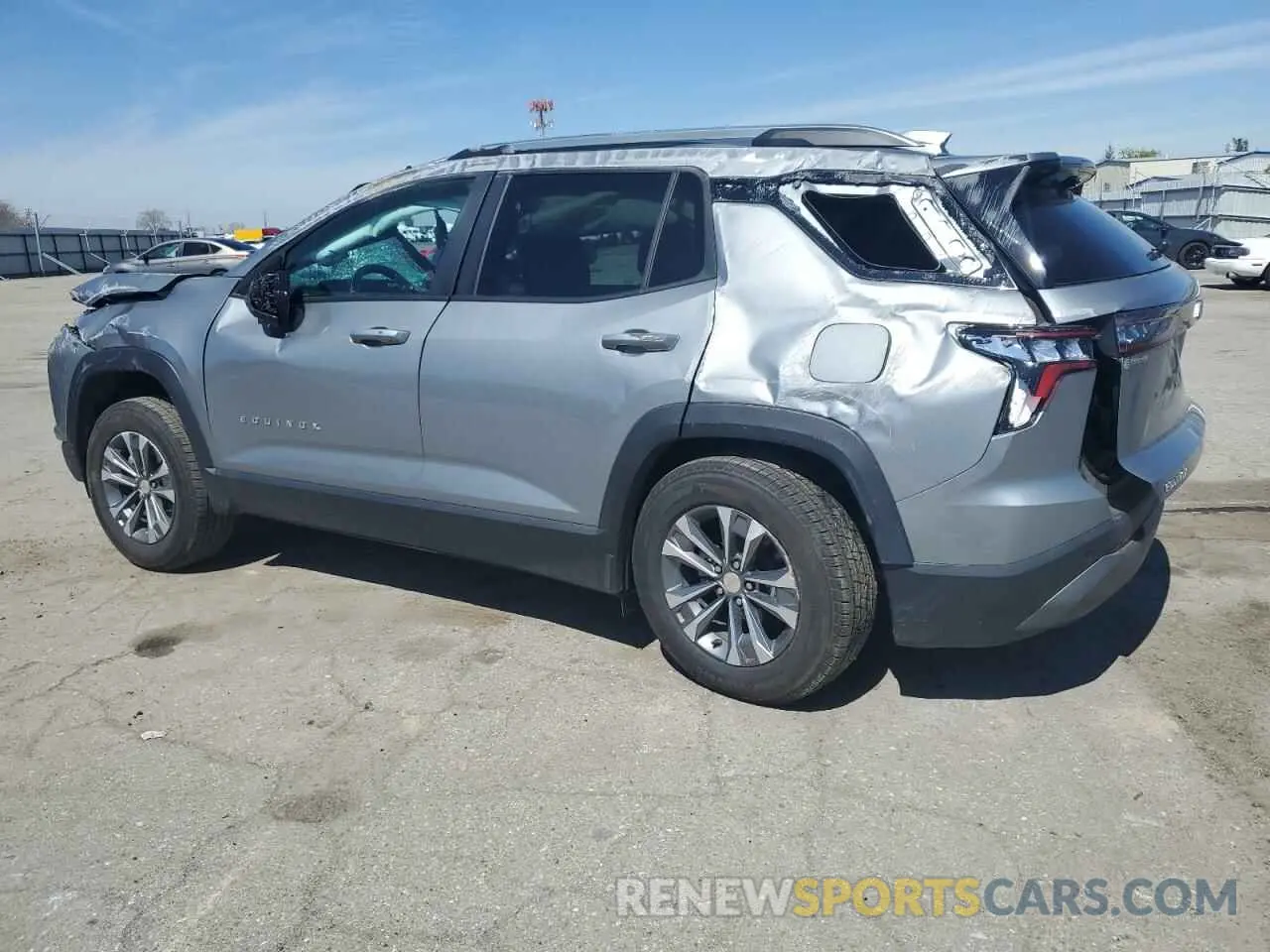 2 Photograph of a damaged car 3GNAXHEG7SL159020 CHEVROLET EQUINOX 2025