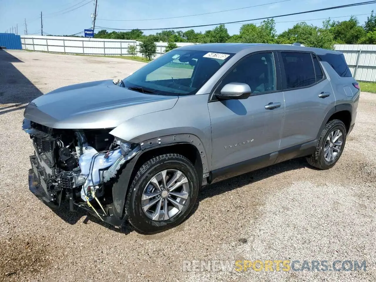 1 Photograph of a damaged car 3GNAXHEG7SL227705 CHEVROLET EQUINOX 2025