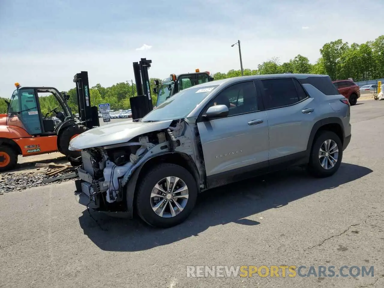 1 Photograph of a damaged car 3GNAXHEG8SL227602 CHEVROLET EQUINOX 2025