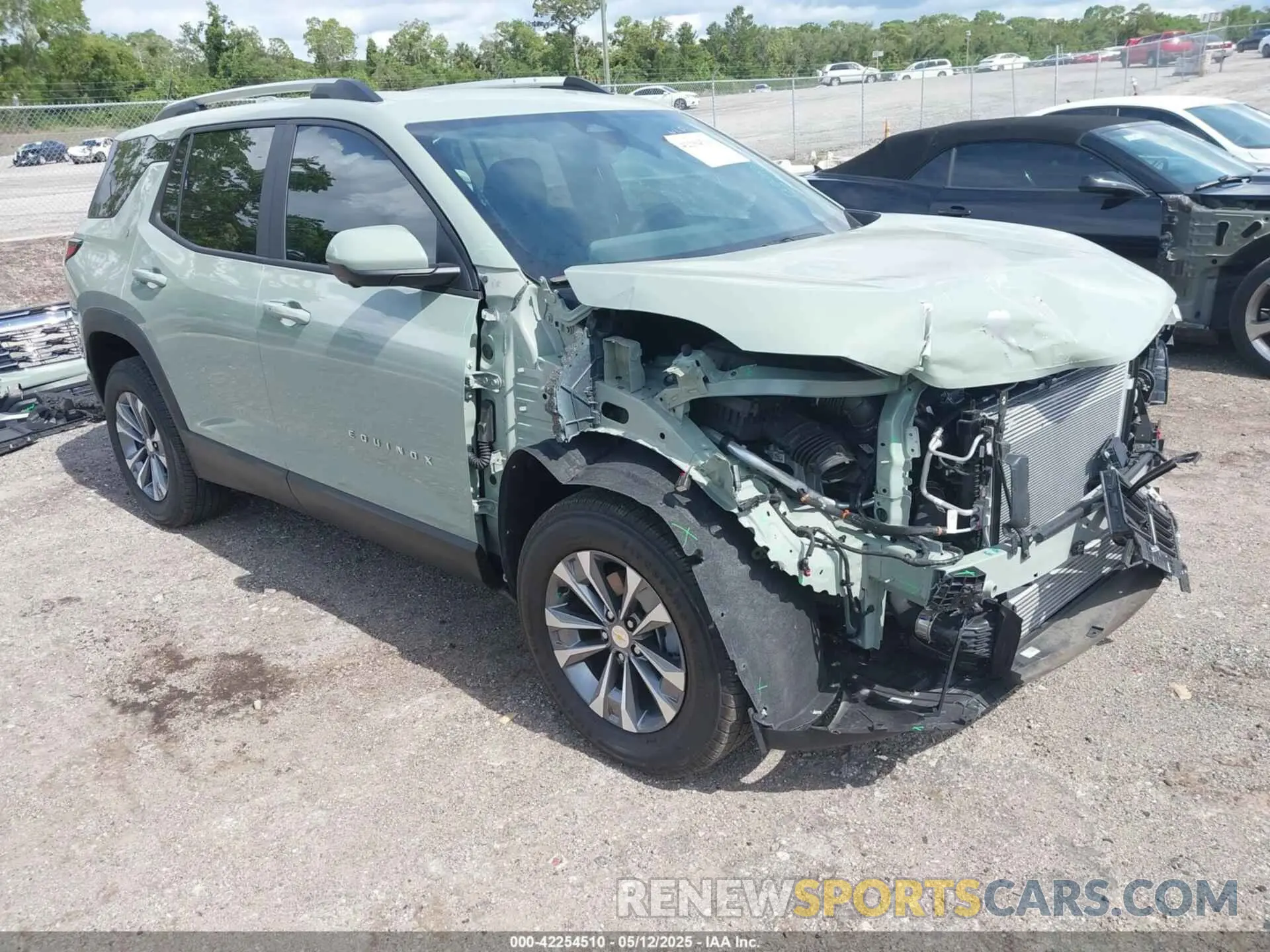 1 Photograph of a damaged car 3GNAXHEG9SL122003 CHEVROLET EQUINOX 2025