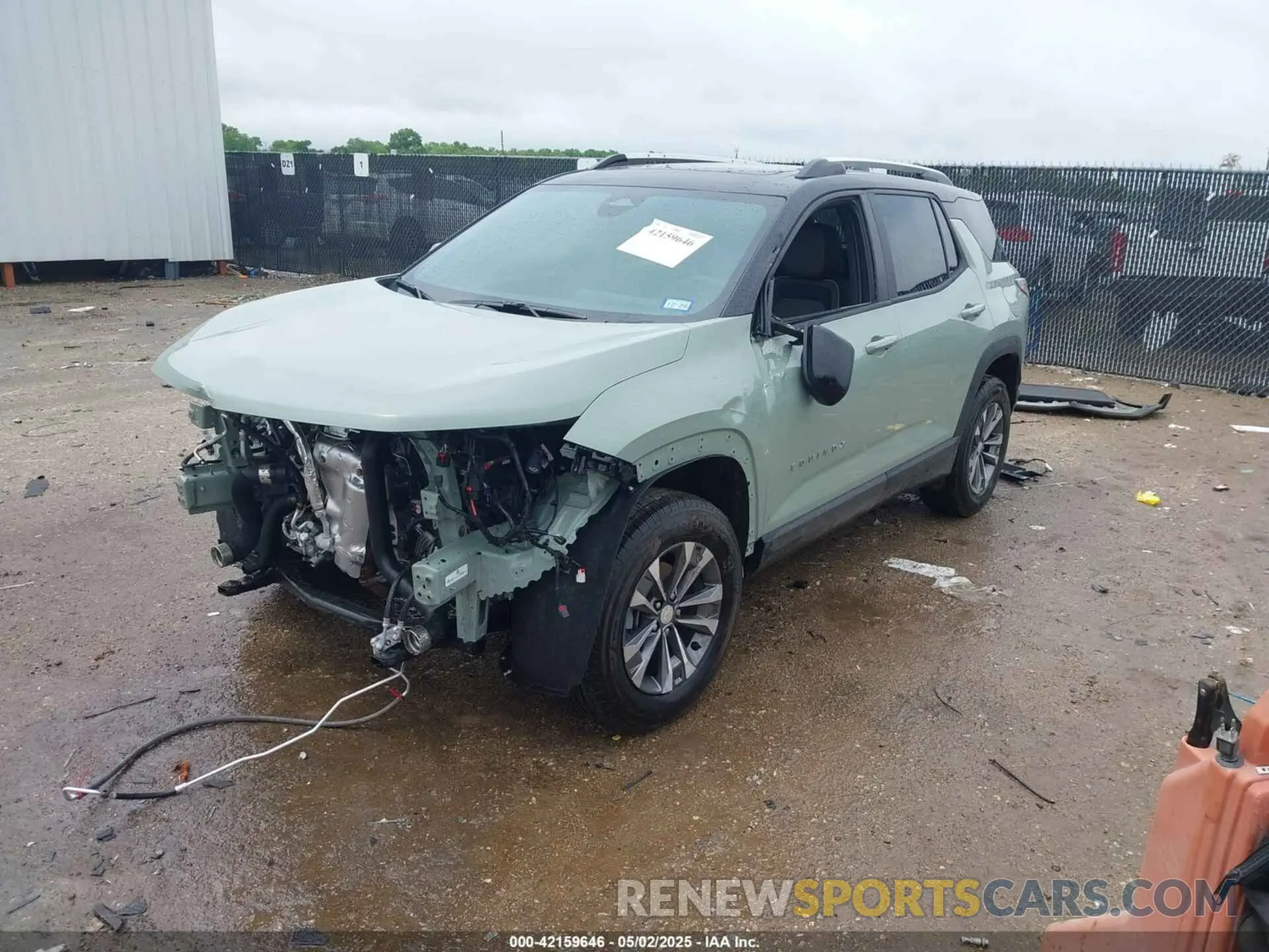 2 Photograph of a damaged car 3GNAXHEG9SL184128 CHEVROLET EQUINOX 2025