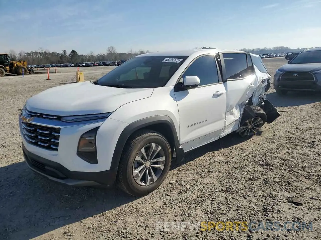 1 Photograph of a damaged car 3GNAXHEG9SL246286 CHEVROLET EQUINOX 2025