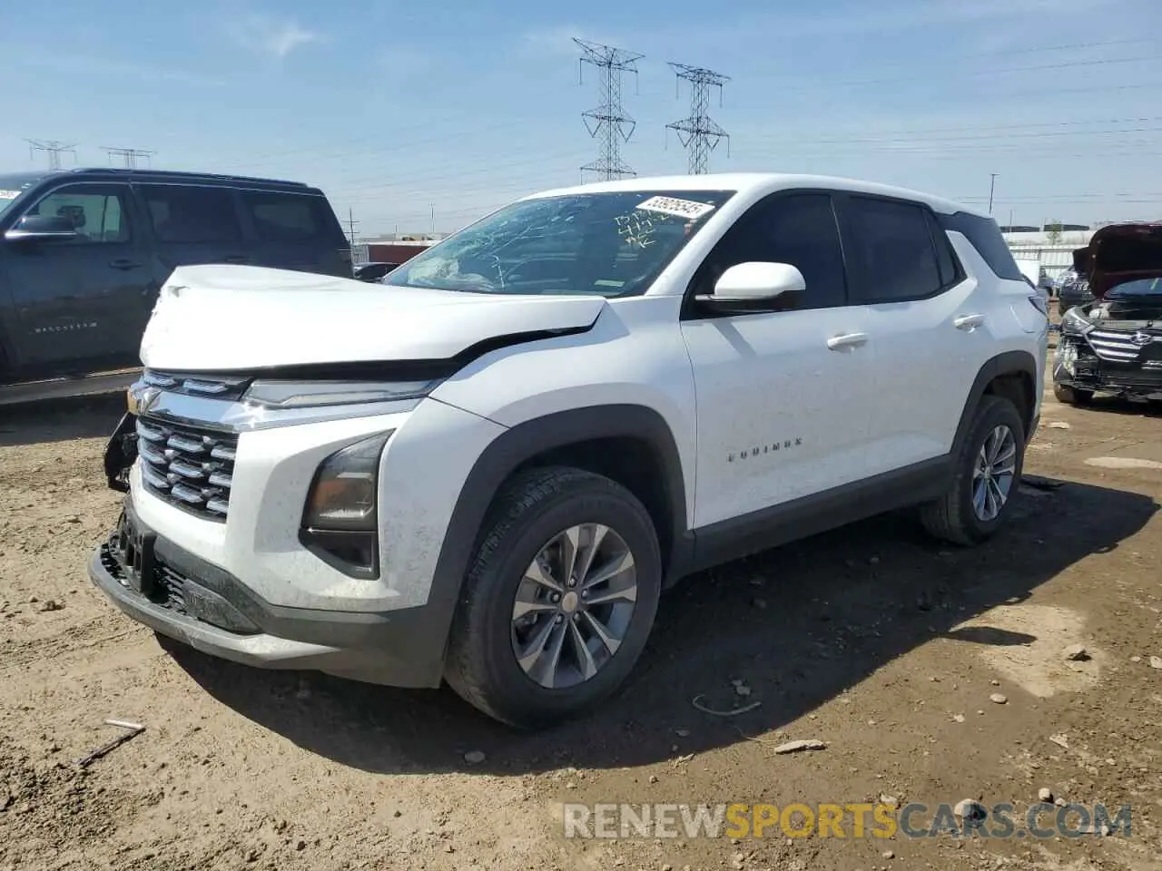 1 Photograph of a damaged car 3GNAXHEGXSL132281 CHEVROLET EQUINOX 2025