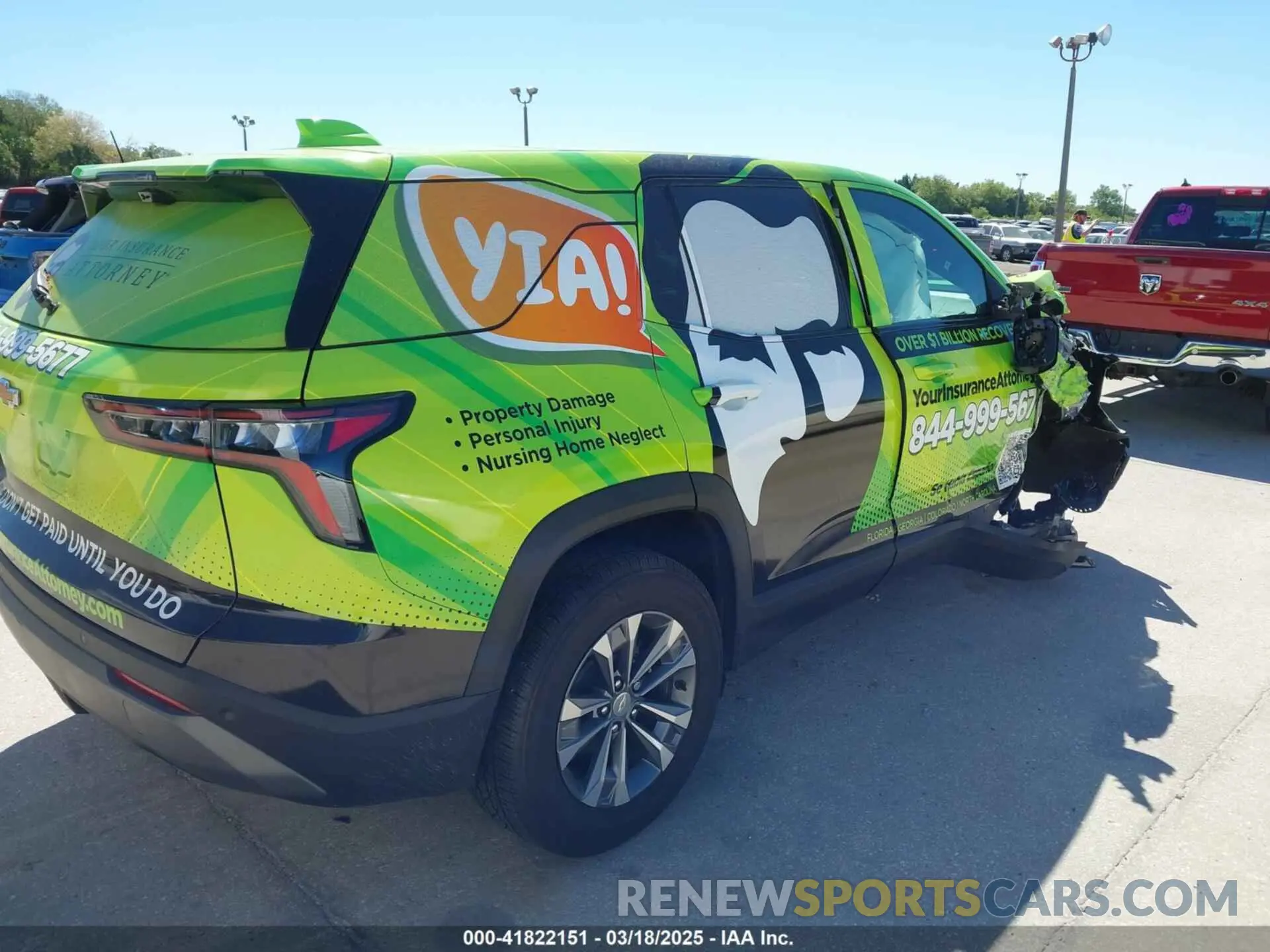 4 Photograph of a damaged car 3GNAXHEGXSL132345 CHEVROLET EQUINOX 2025