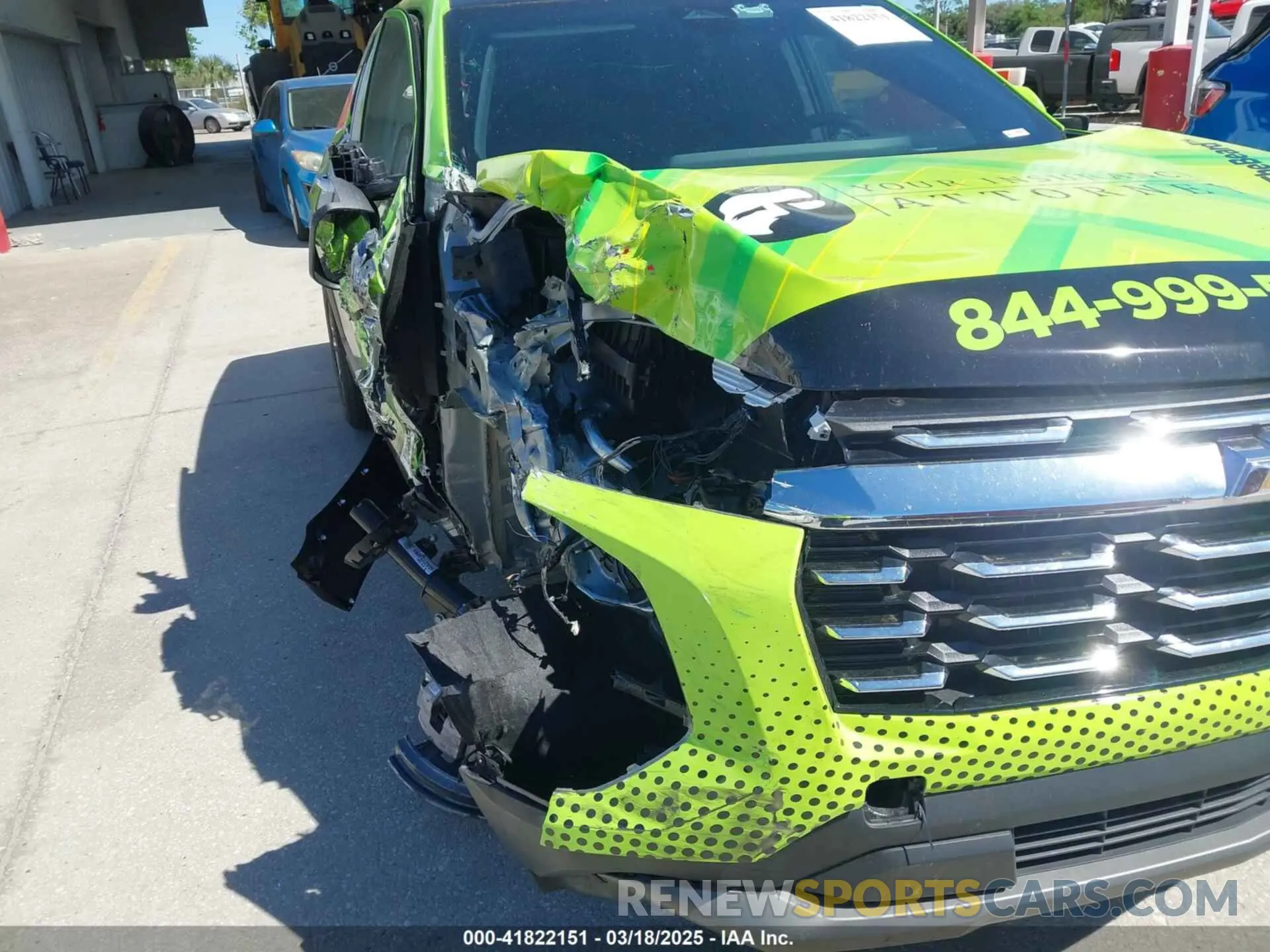 6 Photograph of a damaged car 3GNAXHEGXSL132345 CHEVROLET EQUINOX 2025