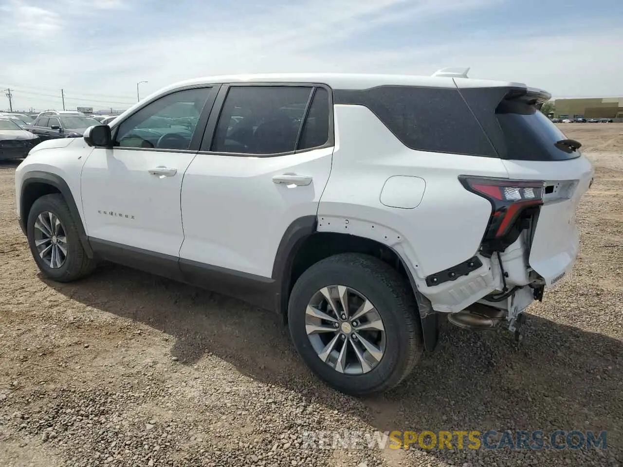 2 Photograph of a damaged car 3GNAXHEGXSL166494 CHEVROLET EQUINOX 2025