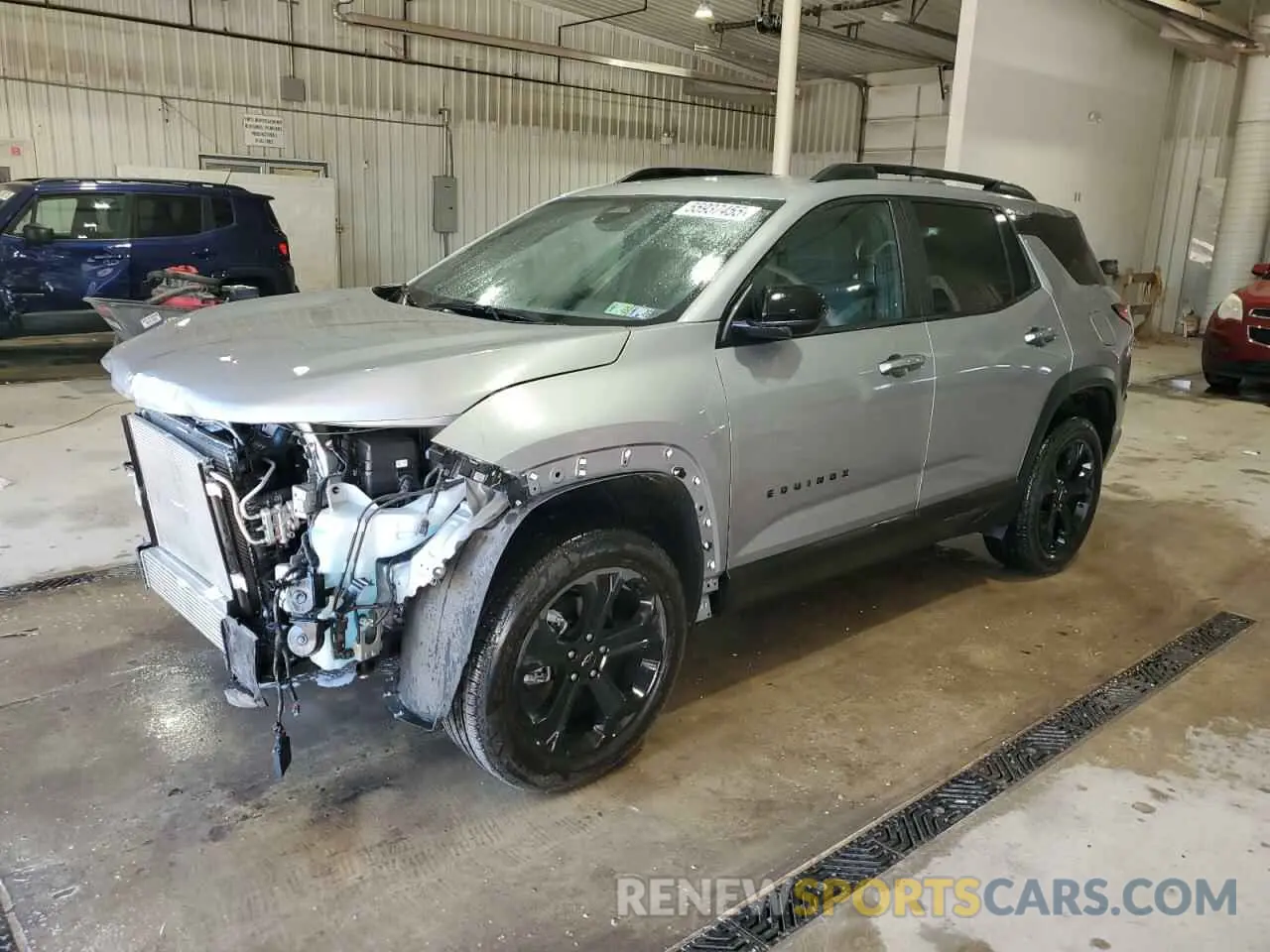 1 Photograph of a damaged car 3GNAXHEGXSL180668 CHEVROLET EQUINOX 2025