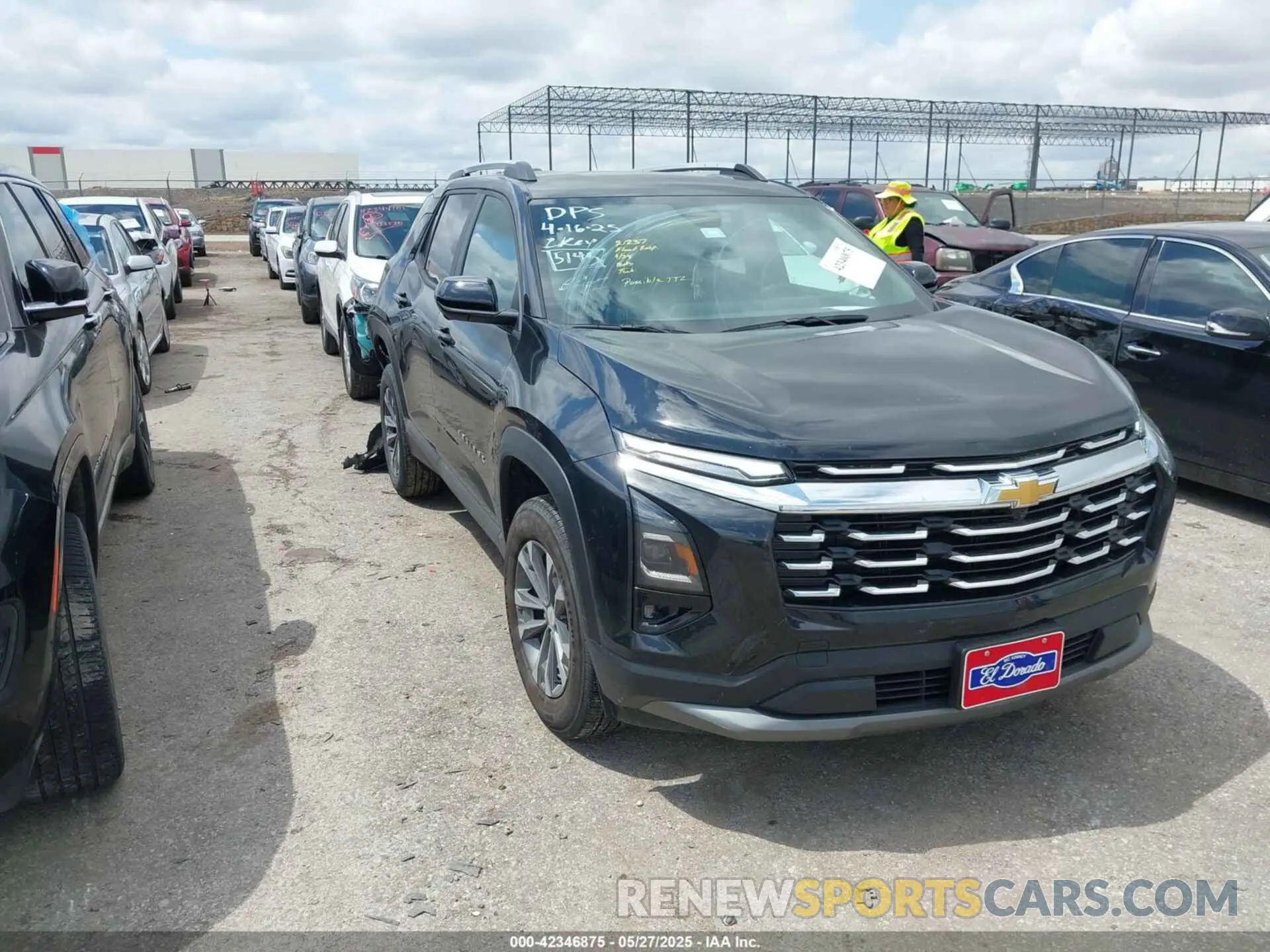 1 Photograph of a damaged car 3GNAXHEGXSL285145 CHEVROLET EQUINOX 2025