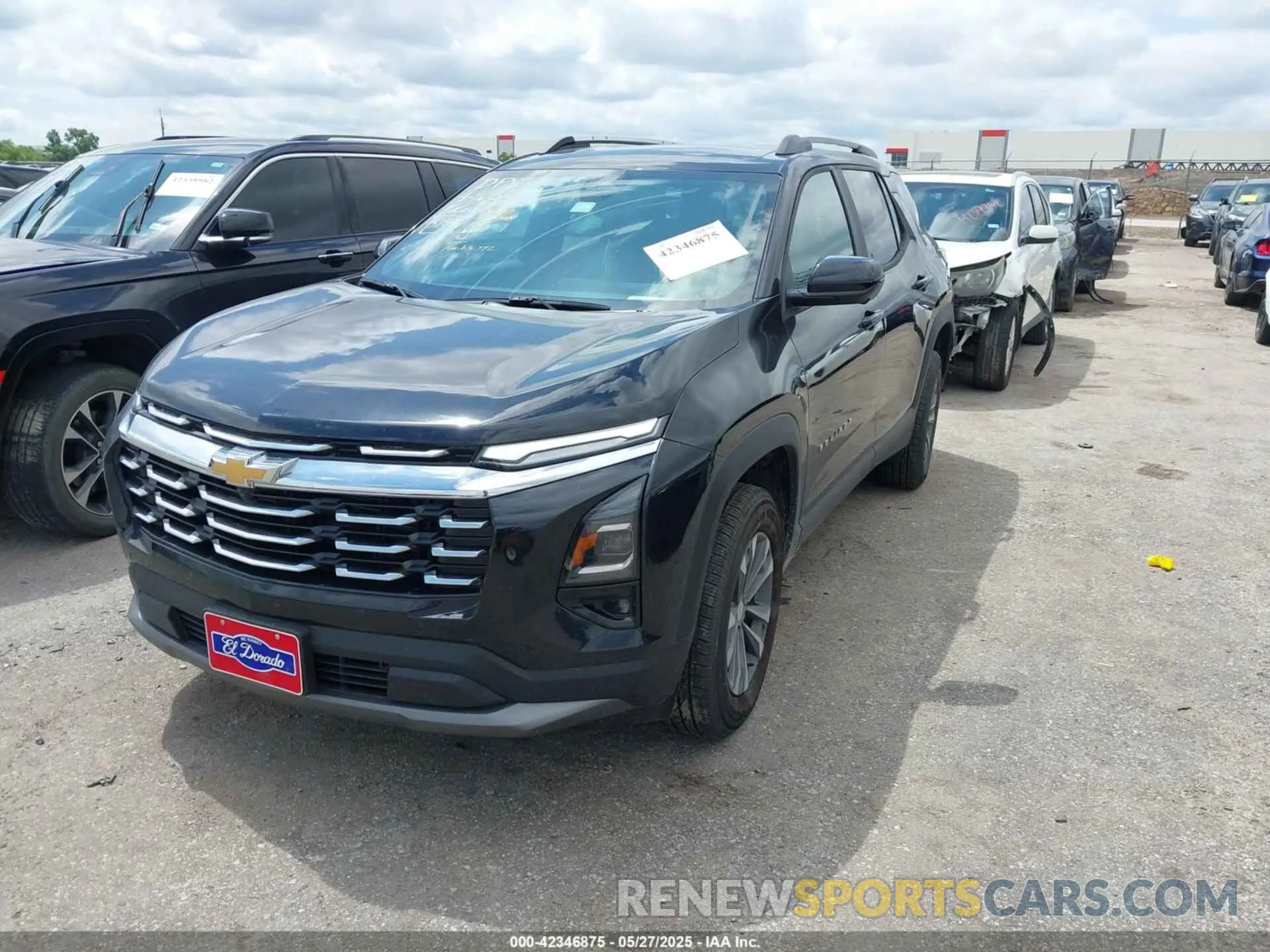 2 Photograph of a damaged car 3GNAXHEGXSL285145 CHEVROLET EQUINOX 2025