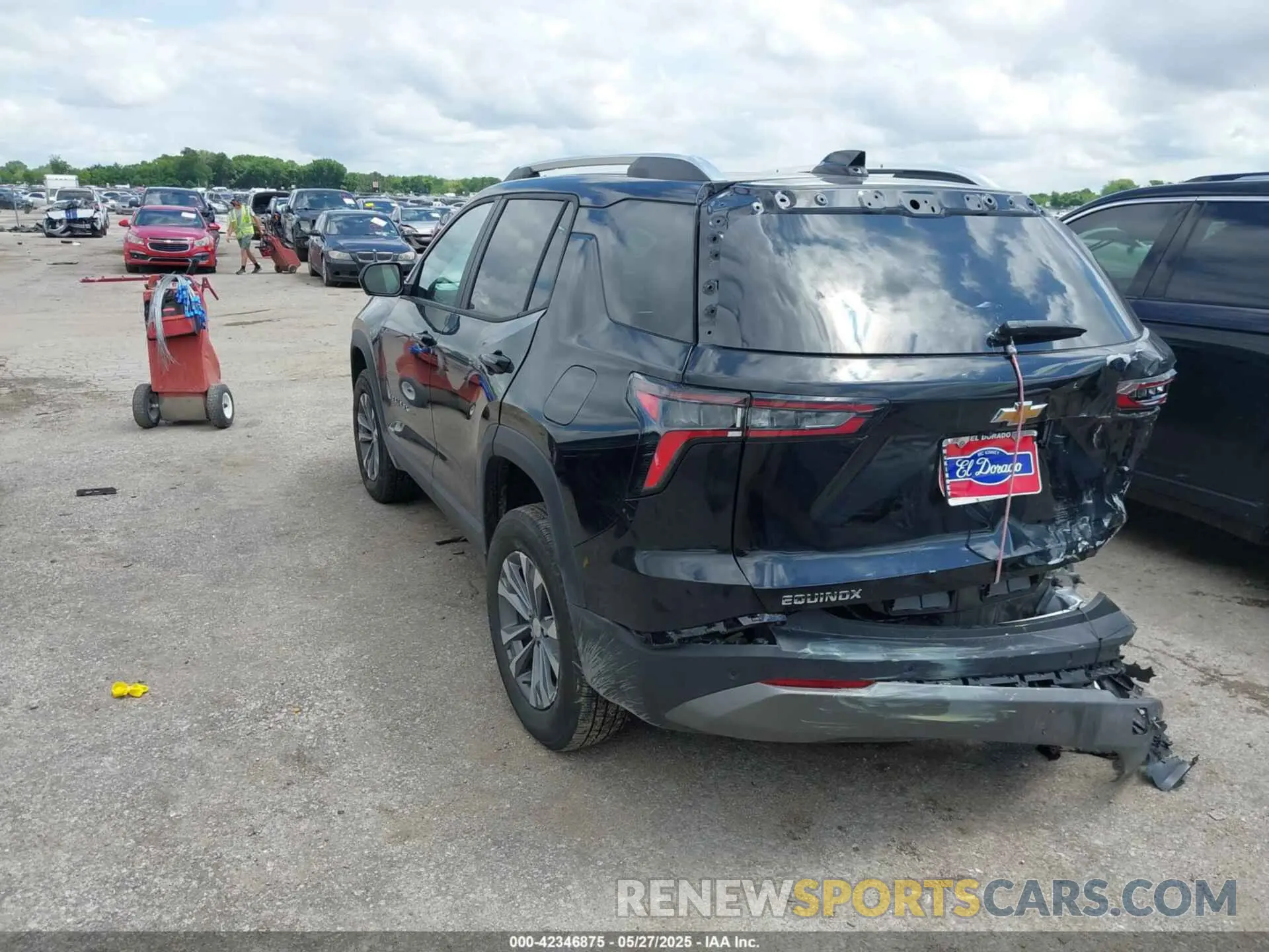 3 Photograph of a damaged car 3GNAXHEGXSL285145 CHEVROLET EQUINOX 2025
