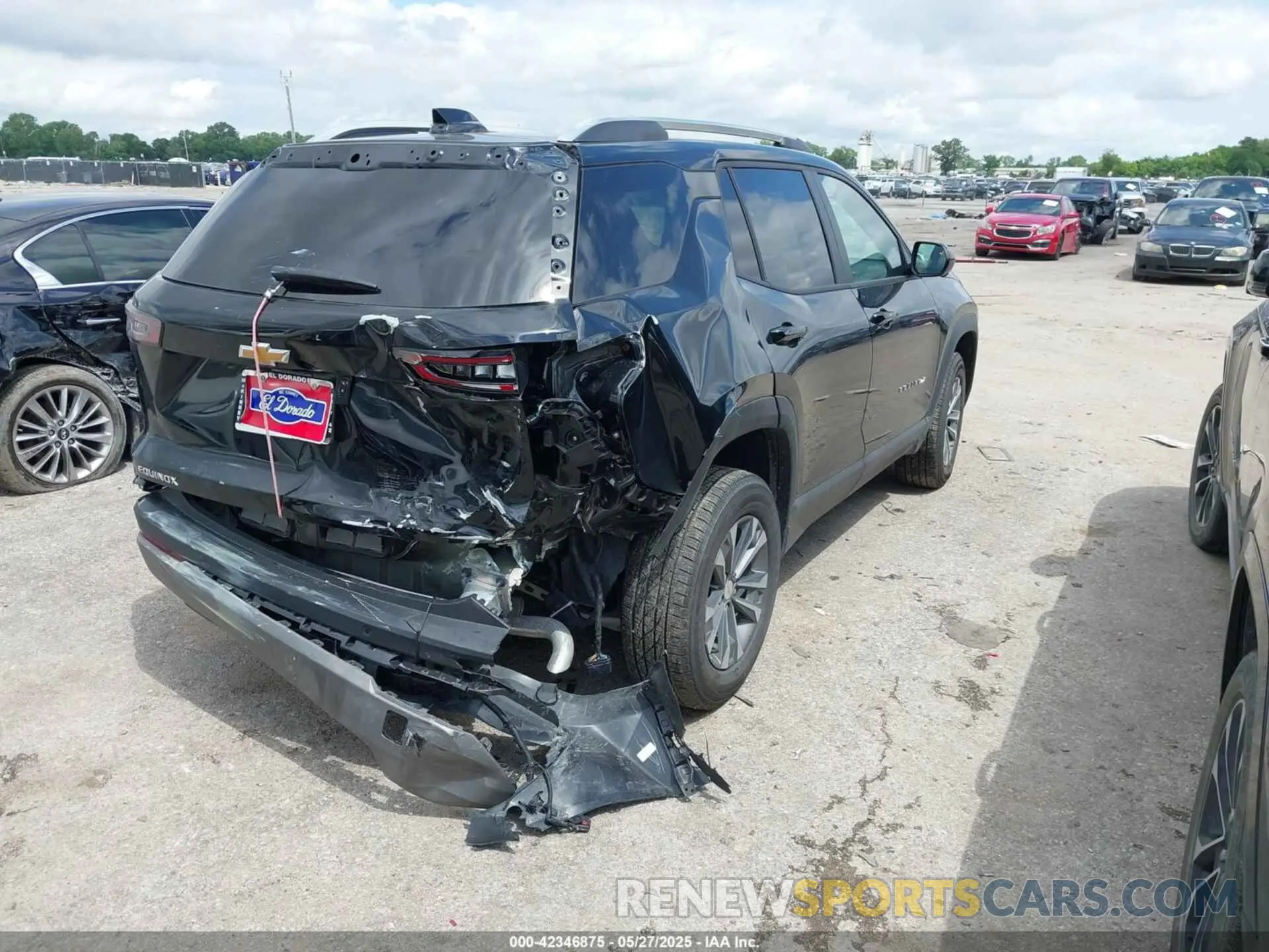 4 Photograph of a damaged car 3GNAXHEGXSL285145 CHEVROLET EQUINOX 2025