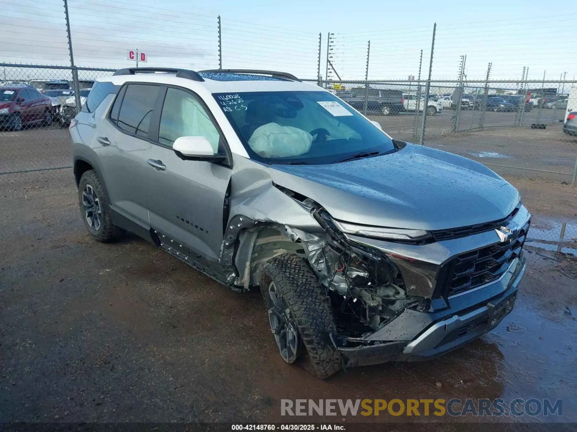 1 Photograph of a damaged car 3GNAXKEG0SL241331 CHEVROLET EQUINOX 2025