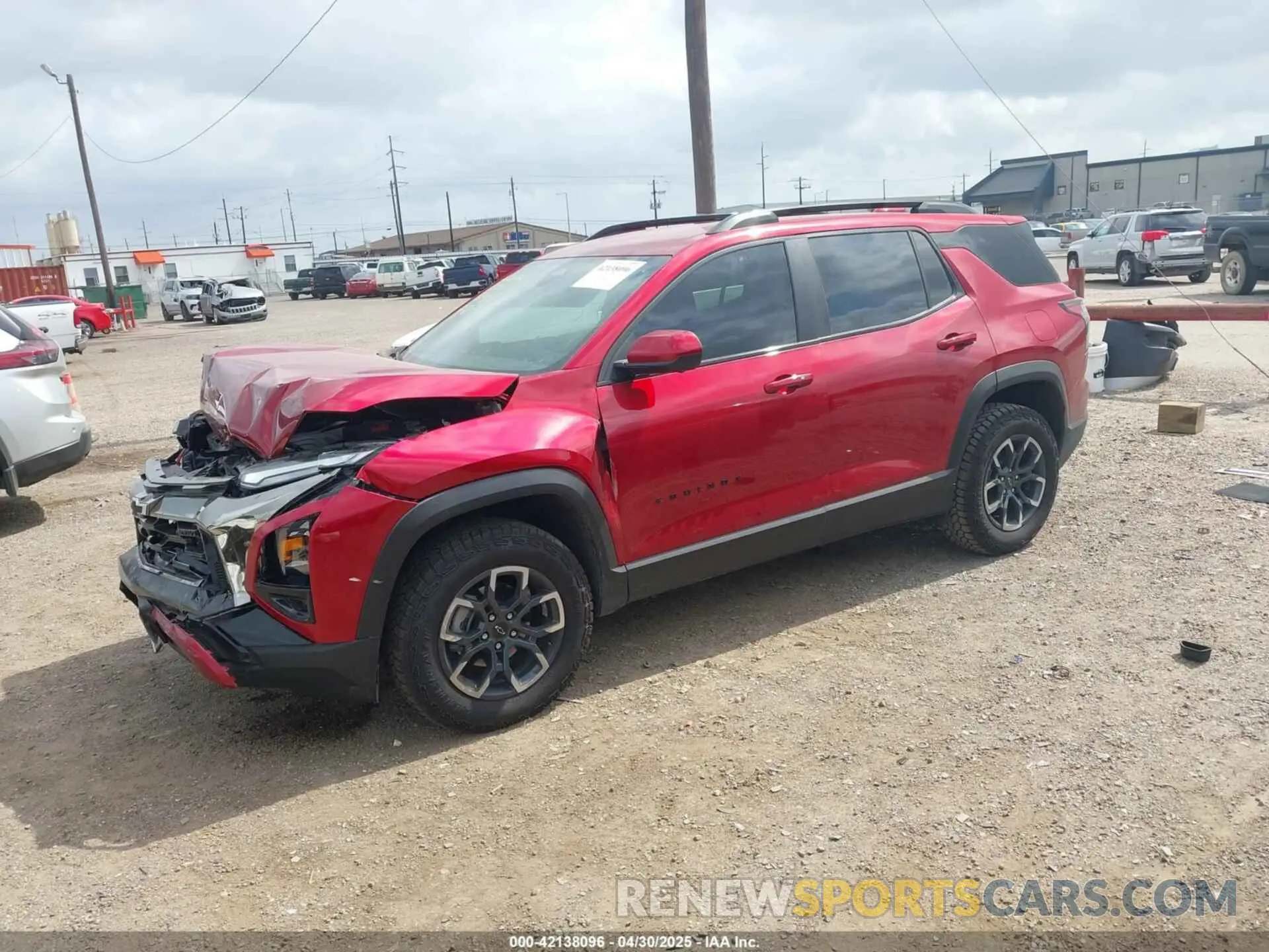2 Photograph of a damaged car 3GNAXKEG9SL155922 CHEVROLET EQUINOX 2025