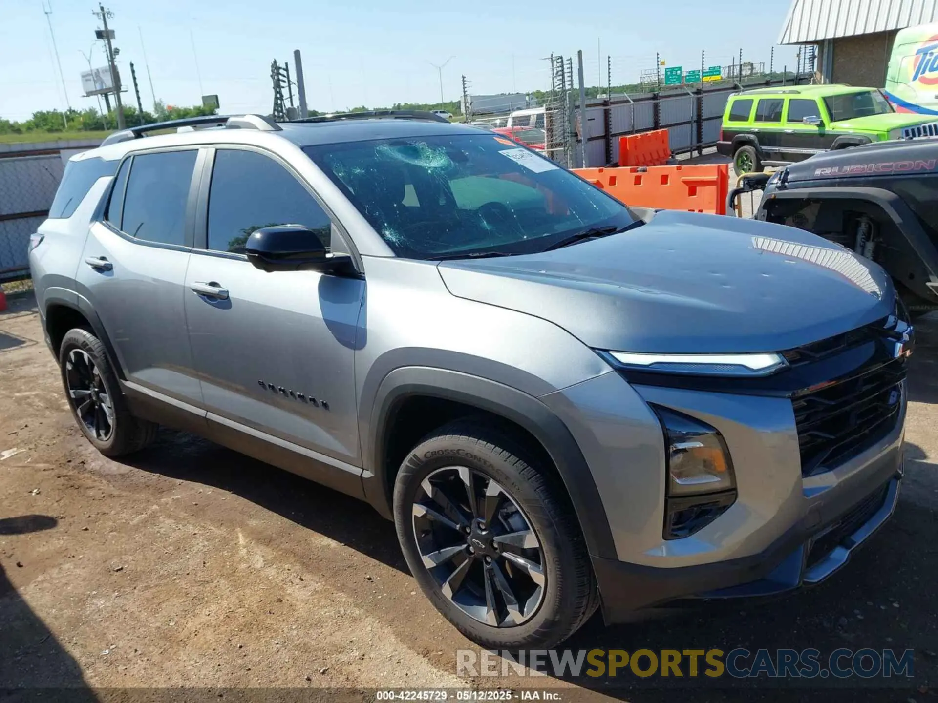 1 Photograph of a damaged car 3GNAXLEG7SL104814 CHEVROLET EQUINOX 2025