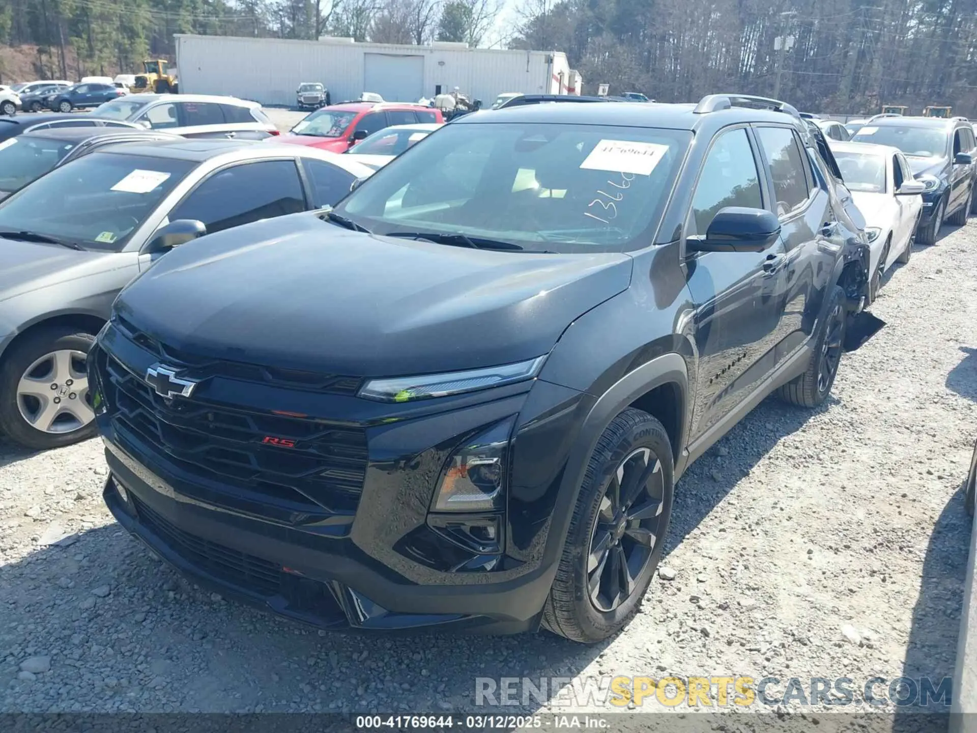 2 Photograph of a damaged car 3GNAXLEG7SL136601 CHEVROLET EQUINOX 2025