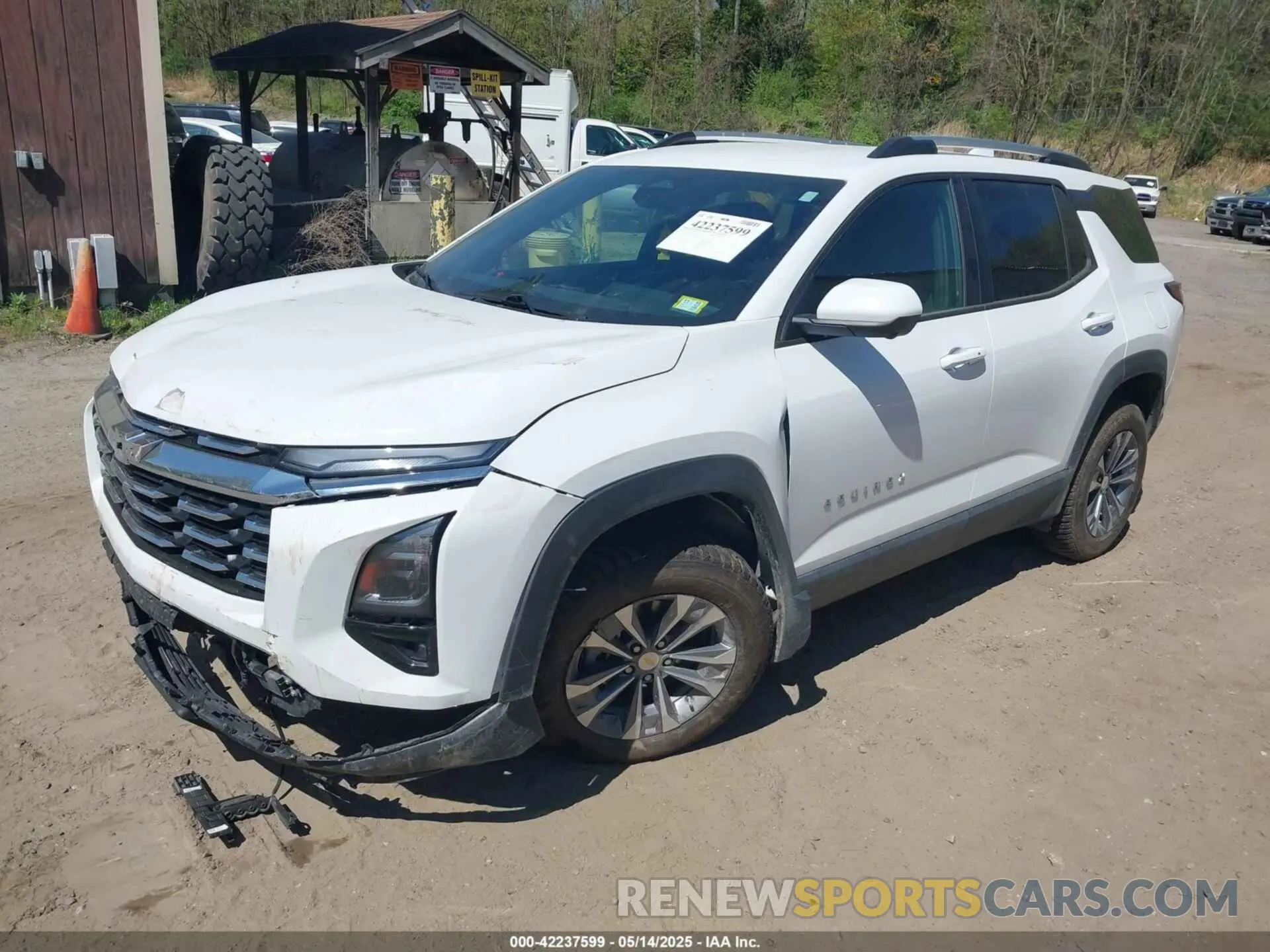 2 Photograph of a damaged car 3GNAXPEG0SL153490 CHEVROLET EQUINOX 2025