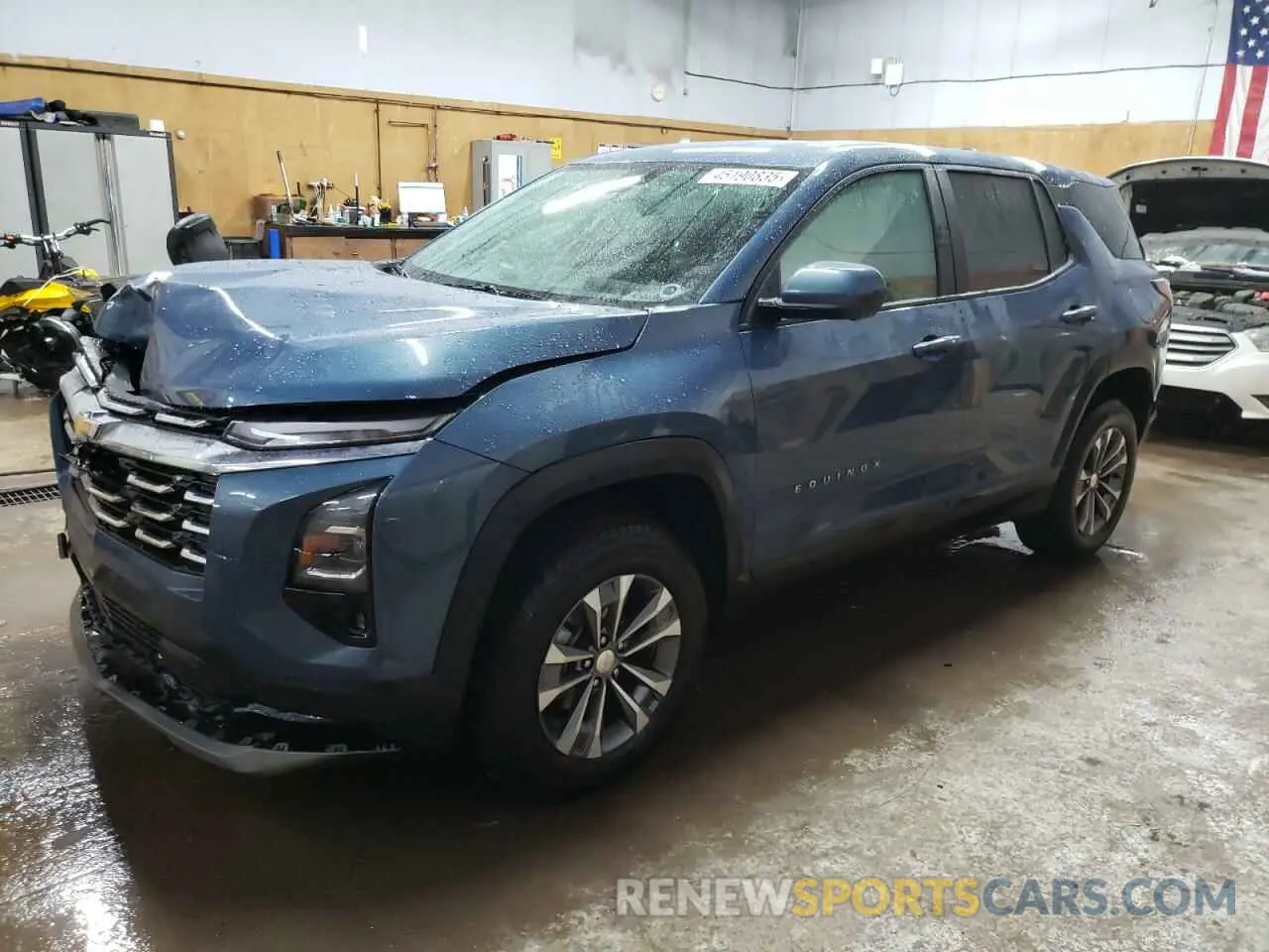 1 Photograph of a damaged car 3GNAXPEG0SL154414 CHEVROLET EQUINOX 2025