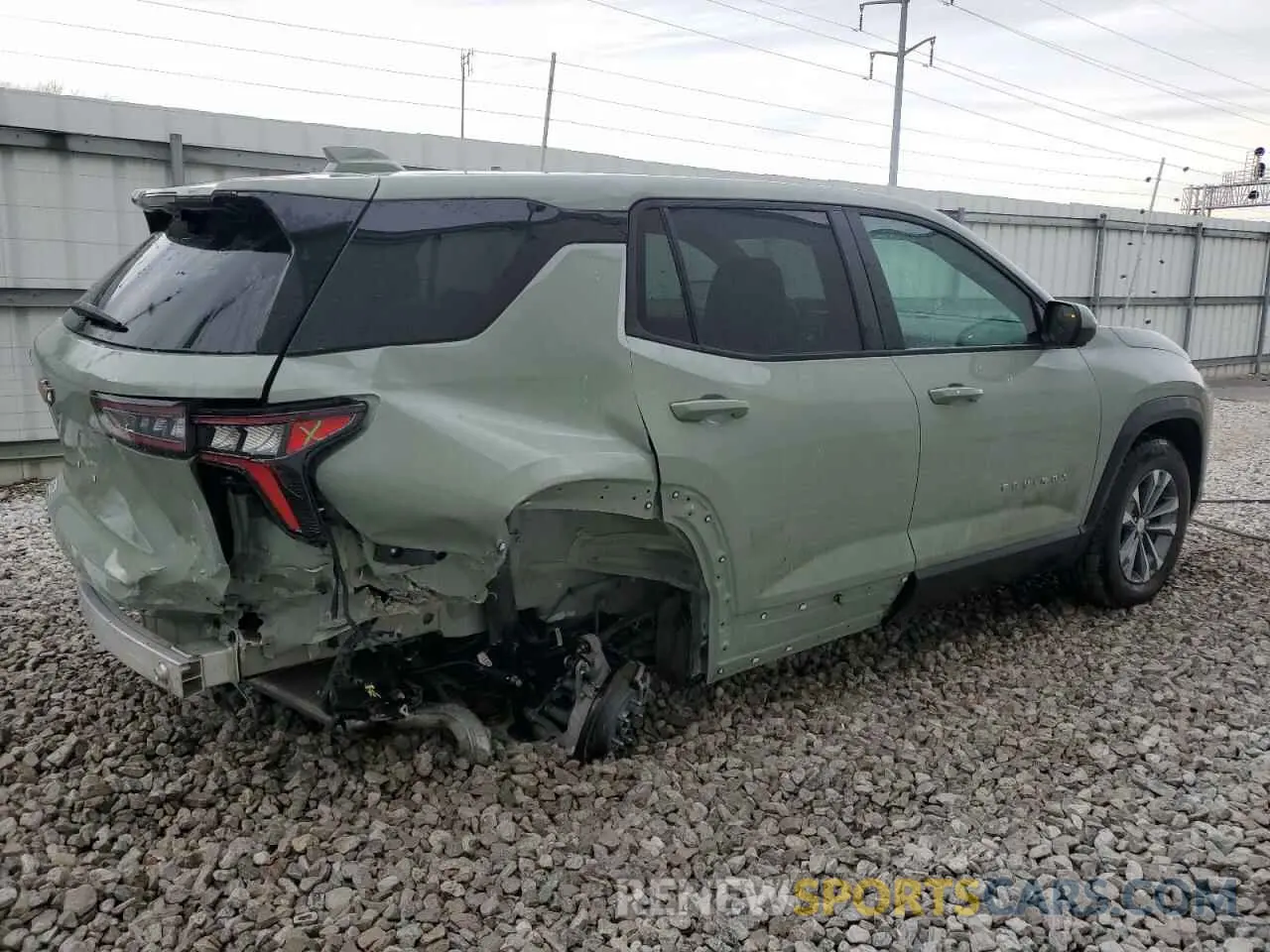 3 Photograph of a damaged car 3GNAXPEG2SL151045 CHEVROLET EQUINOX 2025