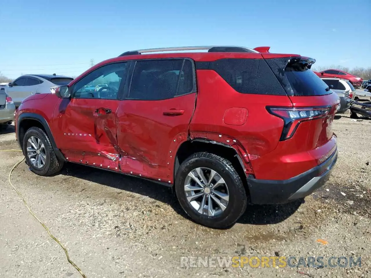 2 Photograph of a damaged car 3GNAXPEG3SL158585 CHEVROLET EQUINOX 2025