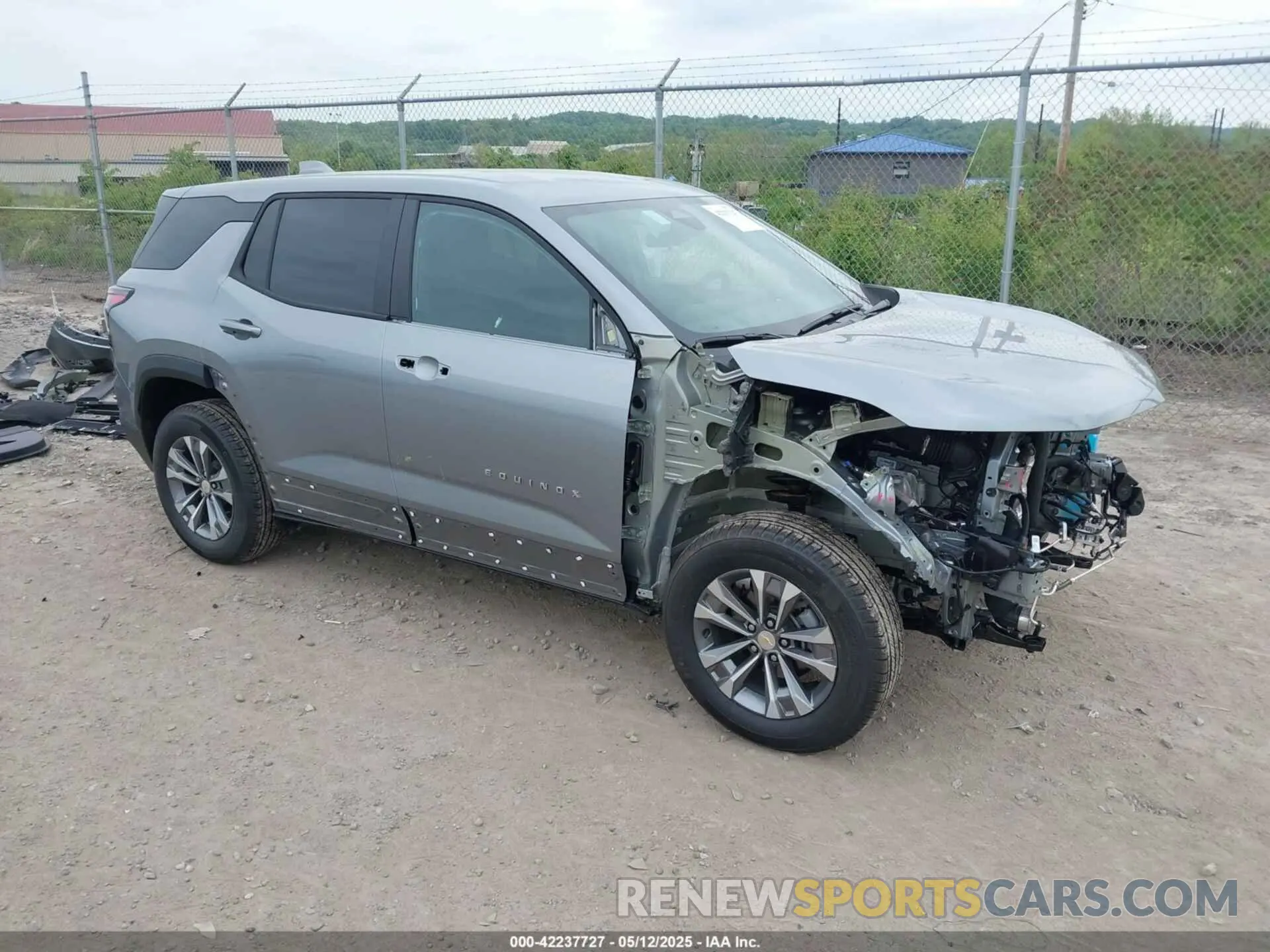 1 Photograph of a damaged car 3GNAXPEG4SL325018 CHEVROLET EQUINOX 2025
