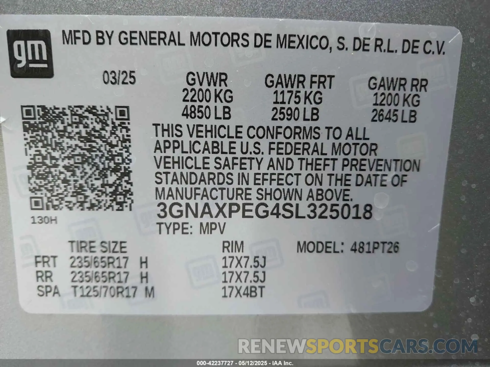 9 Photograph of a damaged car 3GNAXPEG4SL325018 CHEVROLET EQUINOX 2025