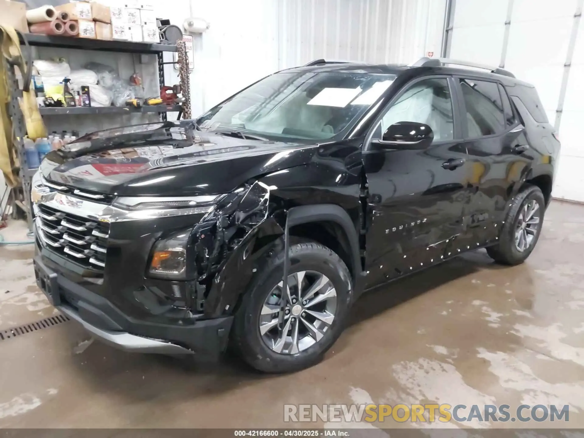 2 Photograph of a damaged car 3GNAXPEG5SL180460 CHEVROLET EQUINOX 2025