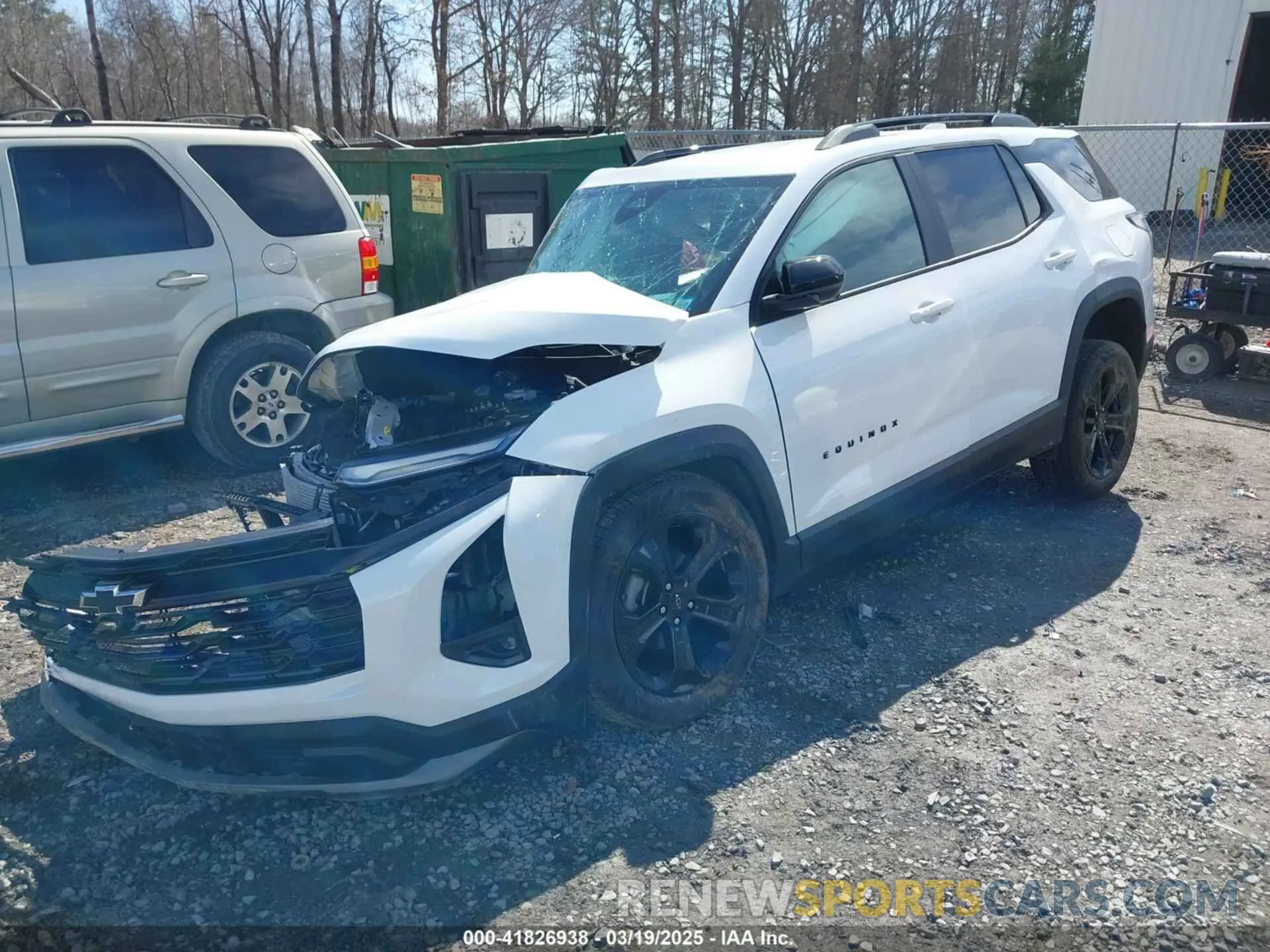 2 Photograph of a damaged car 3GNAXPEG6SL129694 CHEVROLET EQUINOX 2025