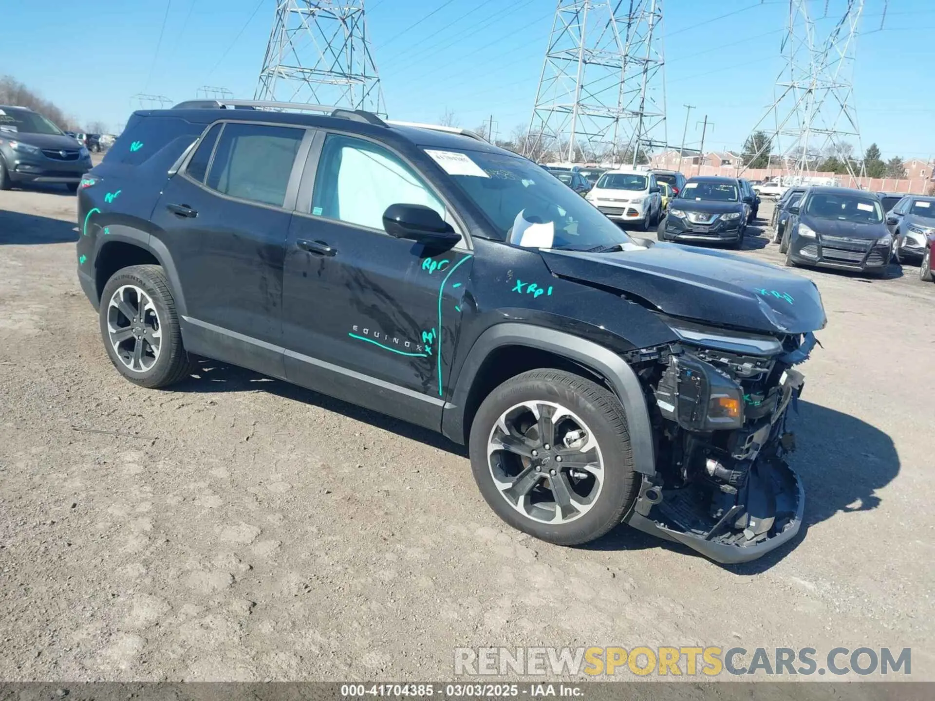1 Photograph of a damaged car 3GNAXPEG6SL141506 CHEVROLET EQUINOX 2025